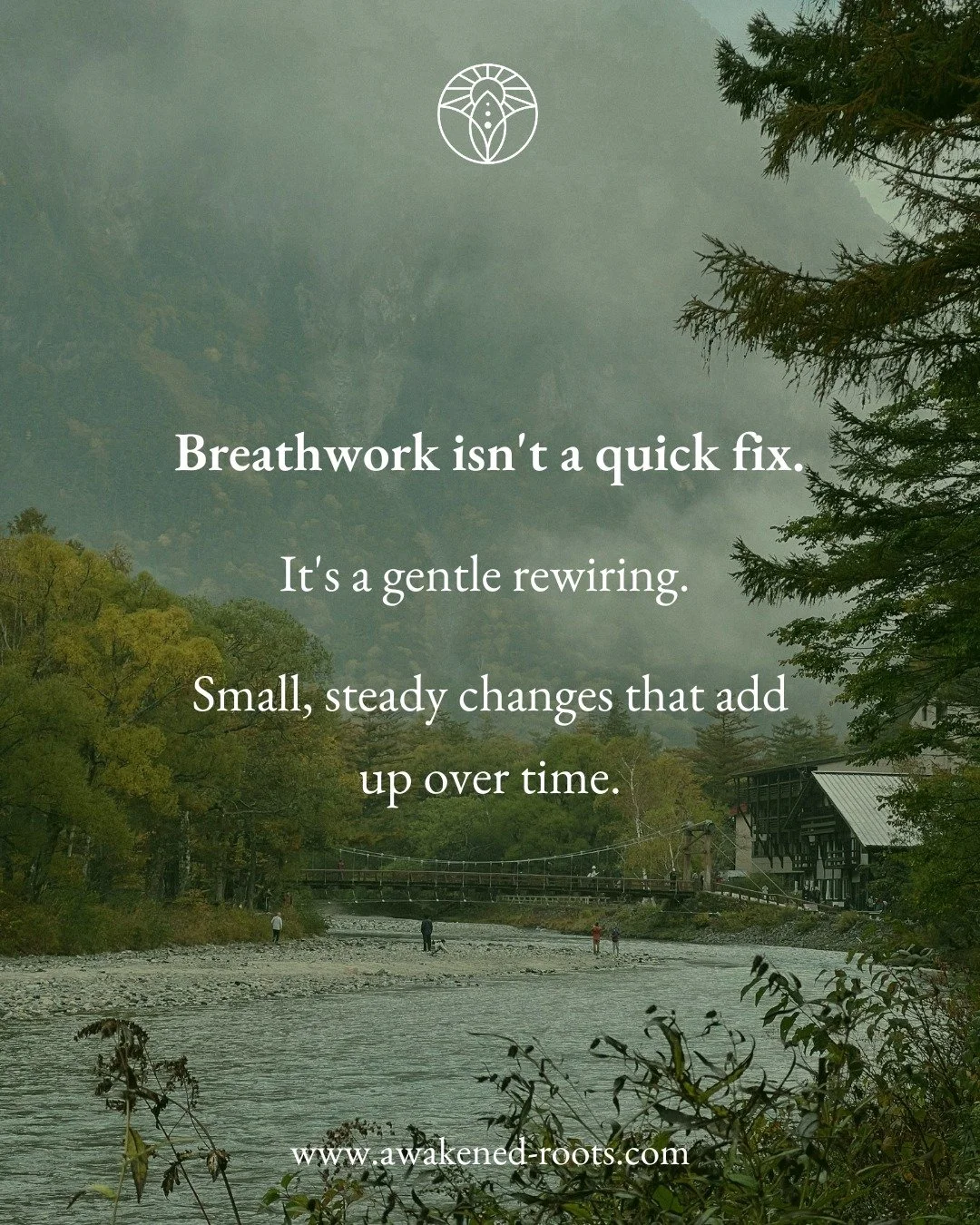 🌿 Healing work unfolds gradually - it cannot be rushed or forced. 🌿

Breathwork invites us to soften into presence &mdash; to listen to ourselves &mdash; to remember that transformation is often subtle and doesn&rsquo;t always look dramatic.

It of