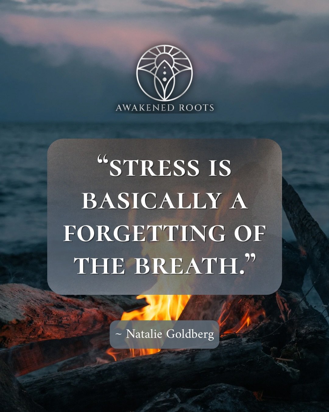 &ldquo;Stress is basically a disconnection from the earth, a forgetting of the breath. It believes that everything is an emergency. Nothing is that important. Just lie down.&rdquo;

Author Natalie Goldberg gets it. But sometimes your system needs the