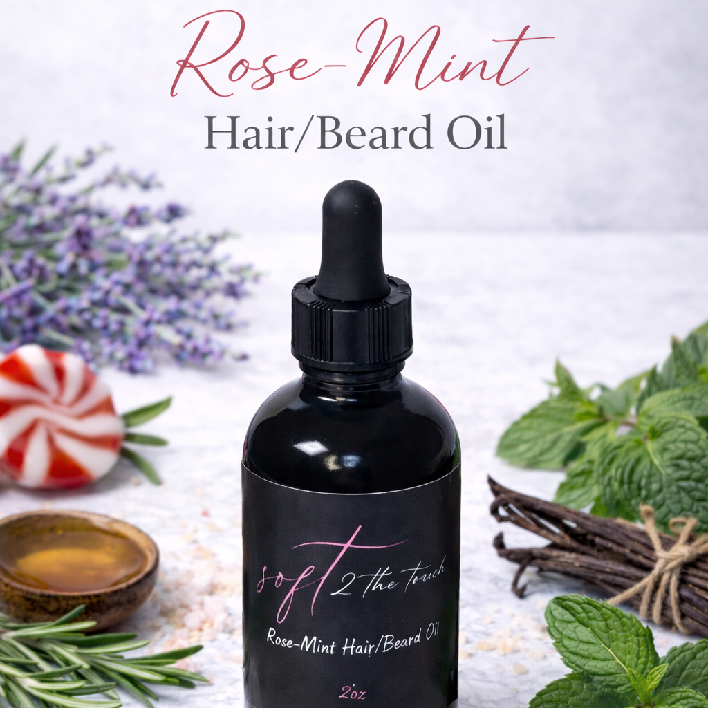Rose-Mint Hair/Beard Oil 2oz