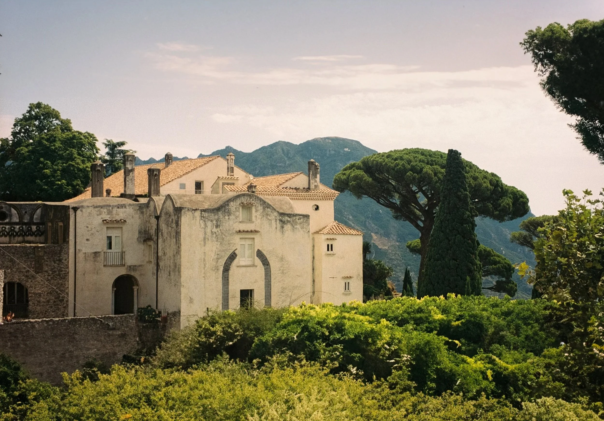 "Heaven's Terrace"
The historic Villa Cimbrone rising above the Amalfi Coast in Ravello, Italy.