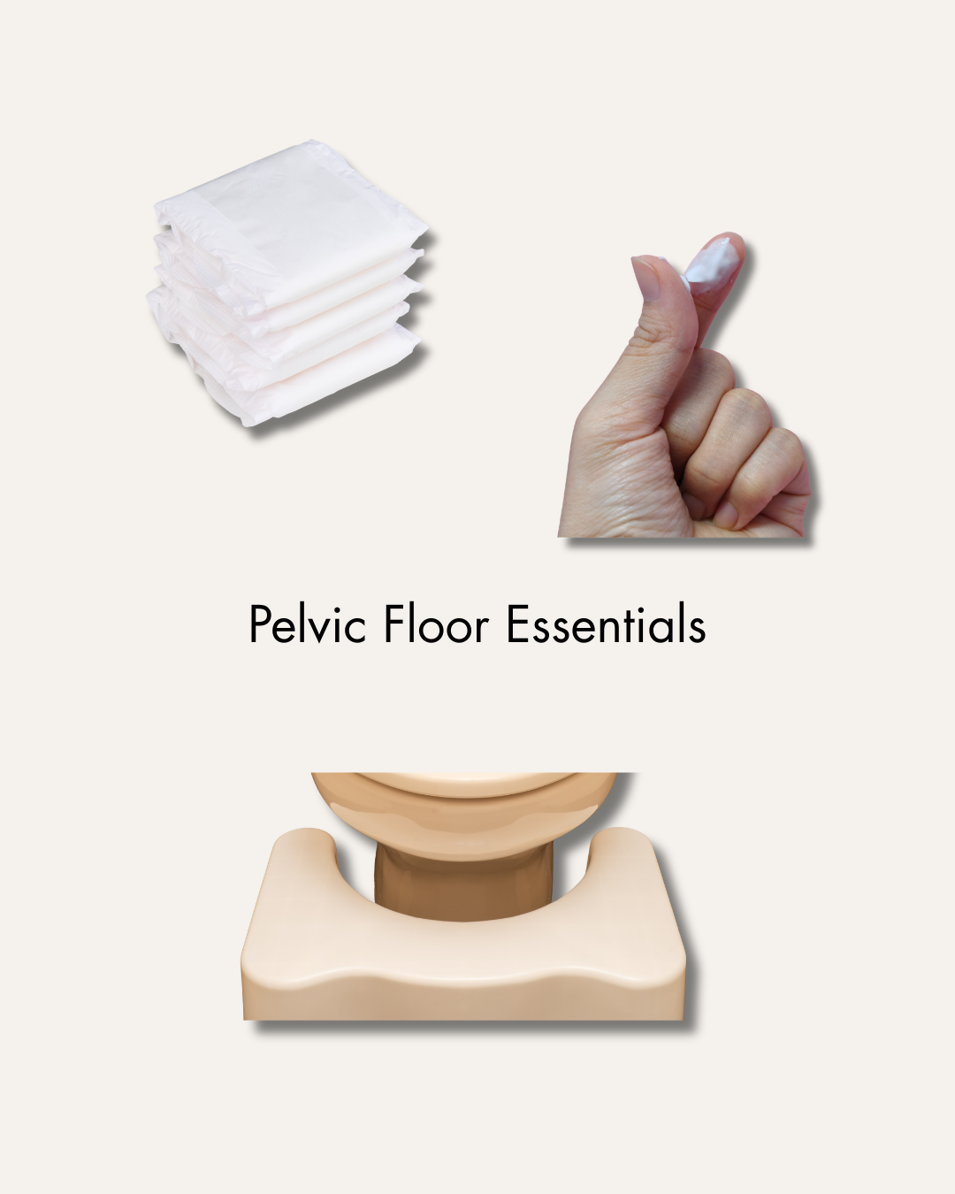 Pelvic floor therapy tools including dilators, pelvic wand, and support products recommended by pelvic health physical therapist