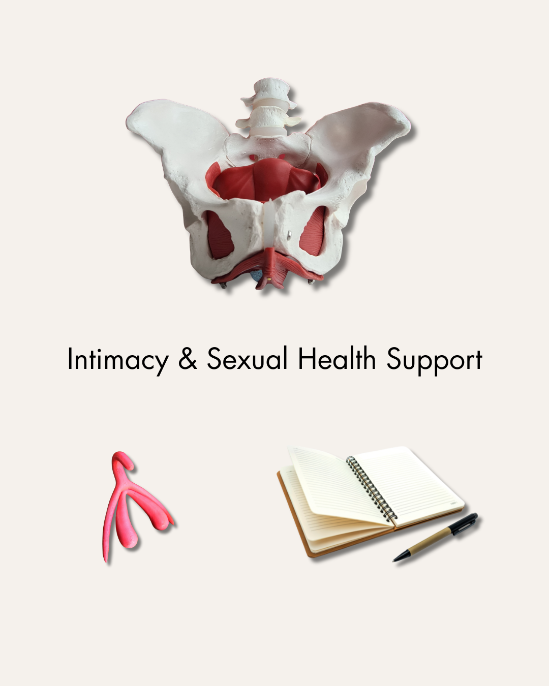 Intimacy and sexual health support products recommended by pelvic floor physical therapist