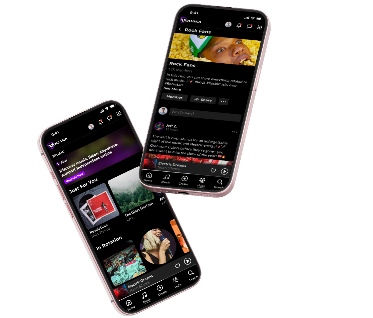 Community hubs and music discovery