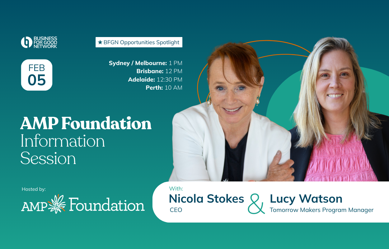 AMP Foundation Information Session – BFGN Opportunities Spotlight