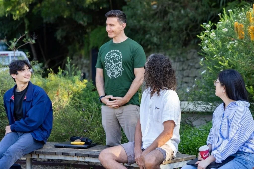 Josh Pilalis at a workshop of the Hatch Program by Taronga Conservation Society Australia