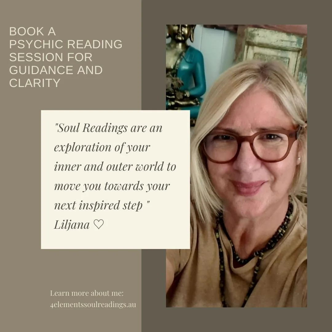 Hi, Liljana, here - Psychic Medium, Reiki/ Energy Therapist, Soul Coach.
I help you find clarity, direction and healing you need to move on your soul's pathway.

With over 30 years of experience my approach is gentle, real honest guiding you through 