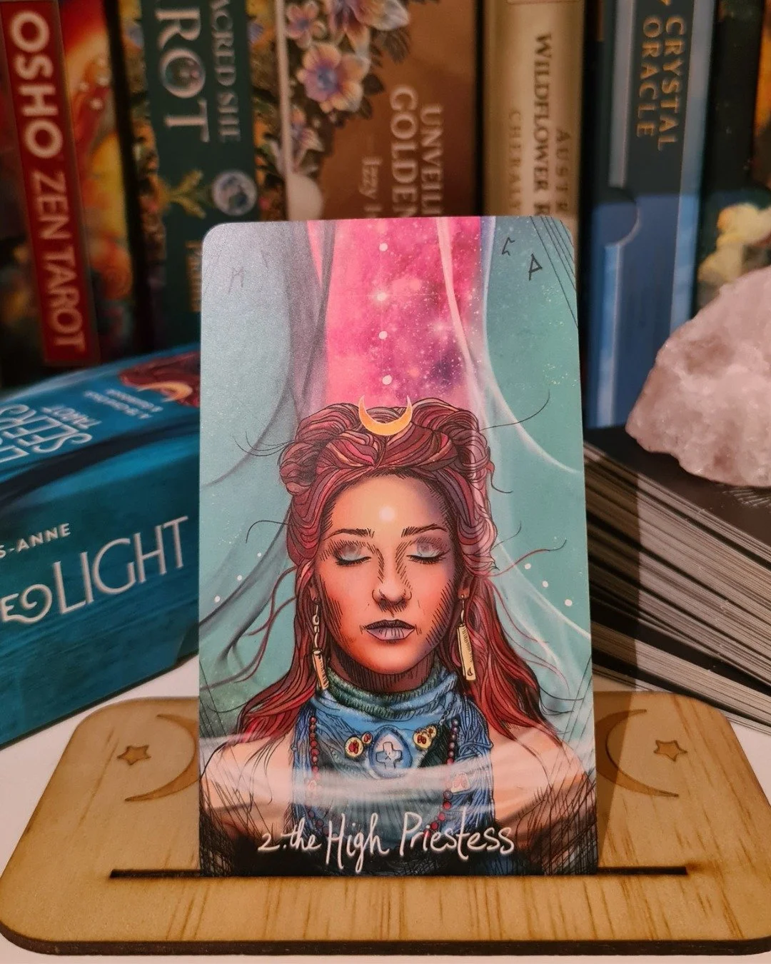 Tuesday Insight 🌊 Card of the day! The High Priestess is saying to trust the quiet voice within. Stillness is required and not everything needs to be rushed, explained, or understood immediately.  The deepest wisdom comes in silence, meditation, dre