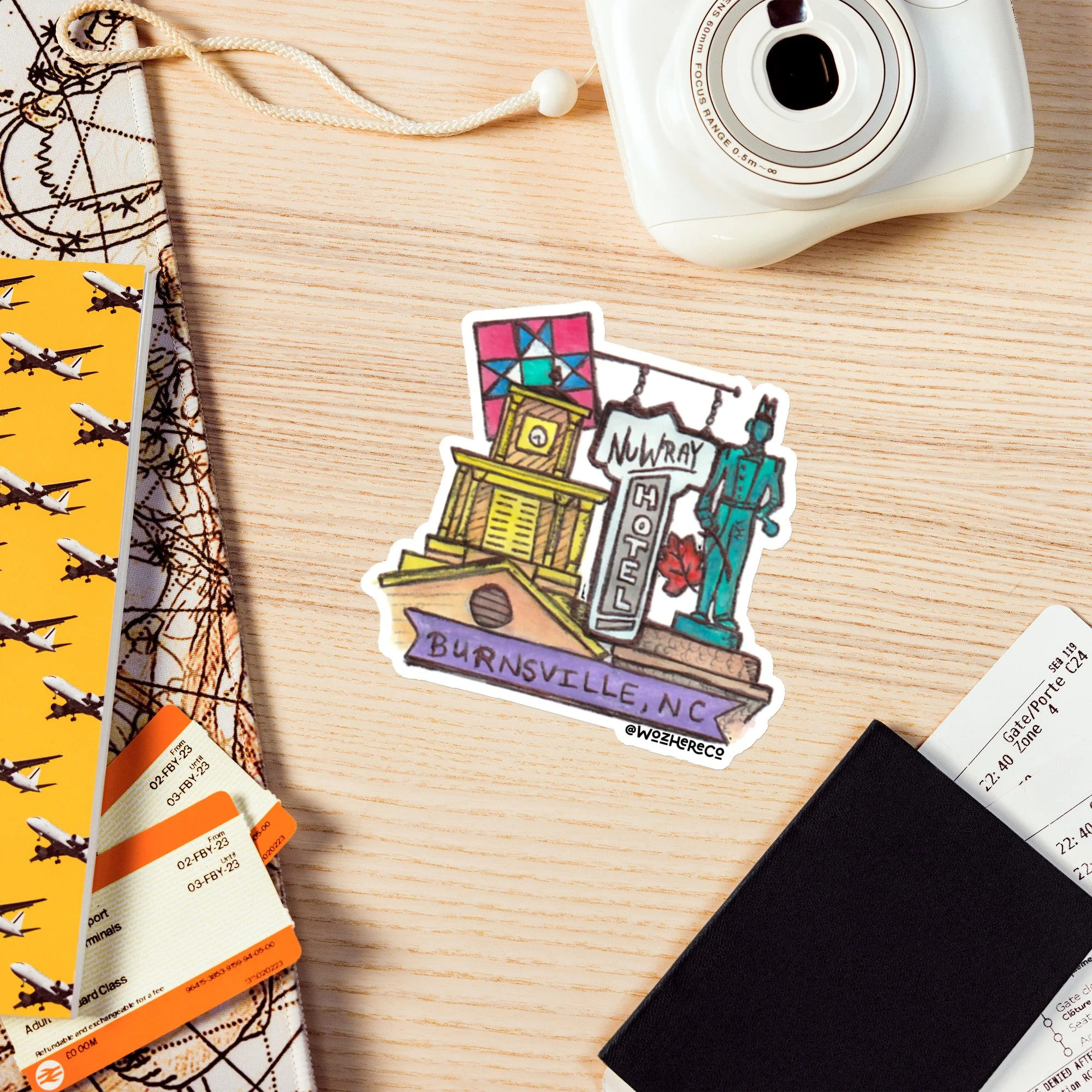 Burnsville sticker, Burnsville NC decal