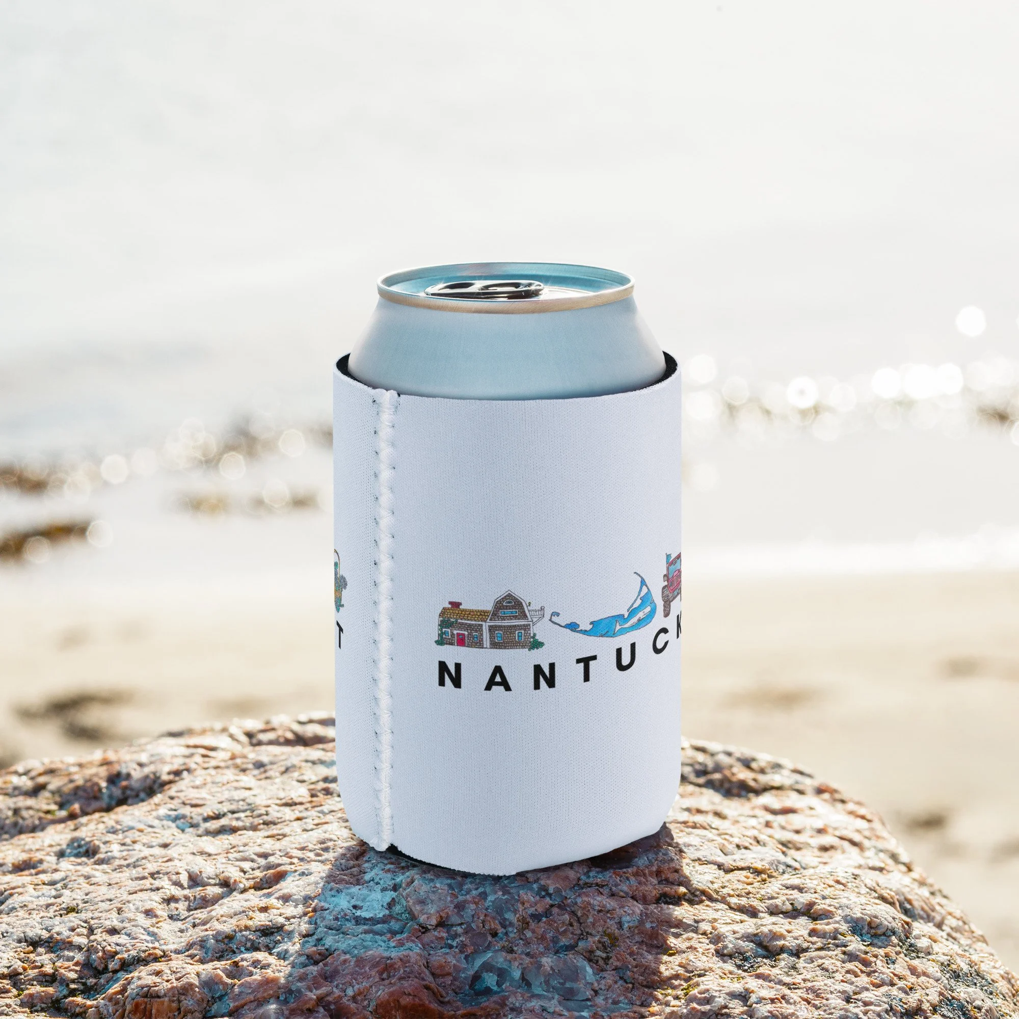 Nantucket beer koozie | Nantucket island drink koozie