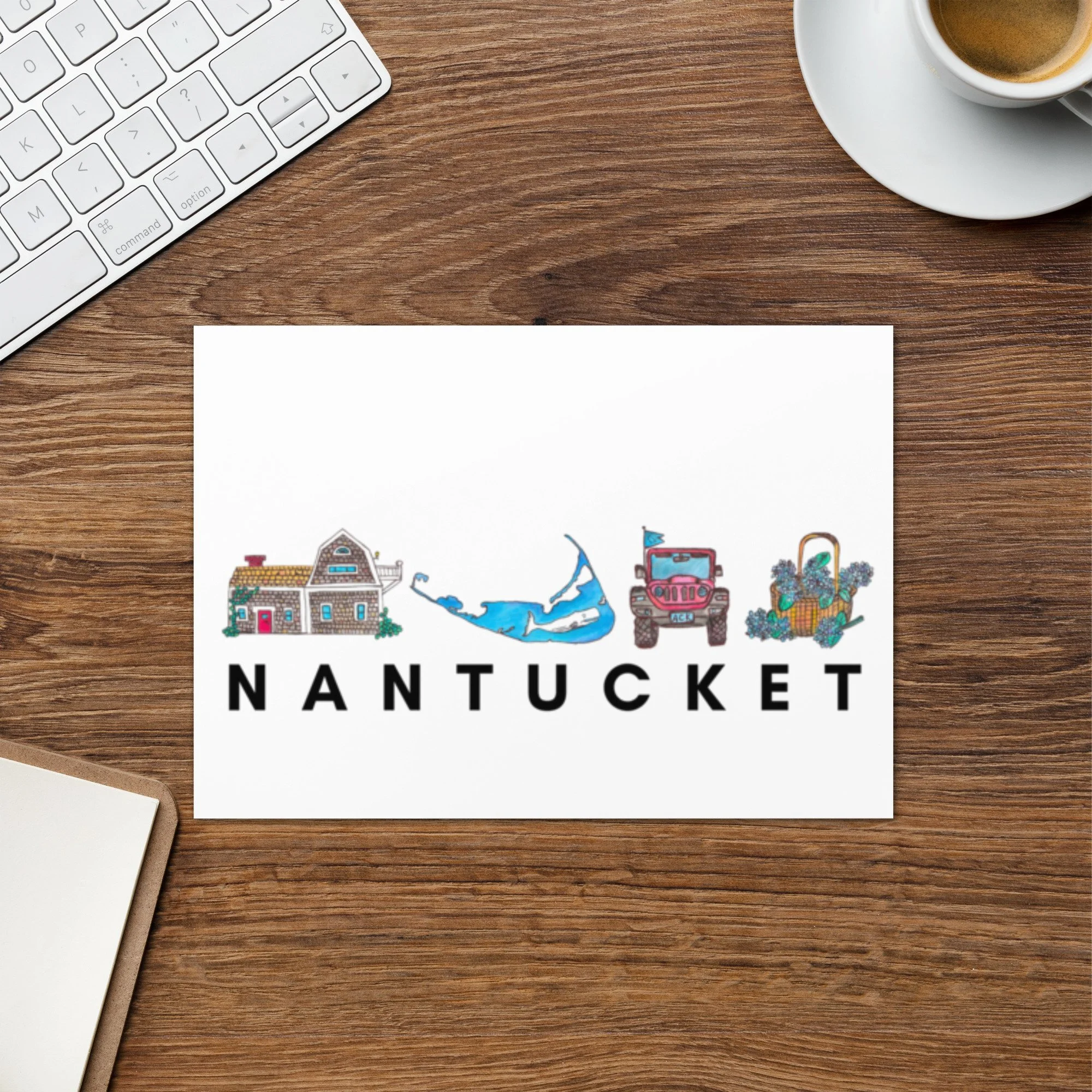Blank greeting card | Blank Nantucket greeting card for all occasions