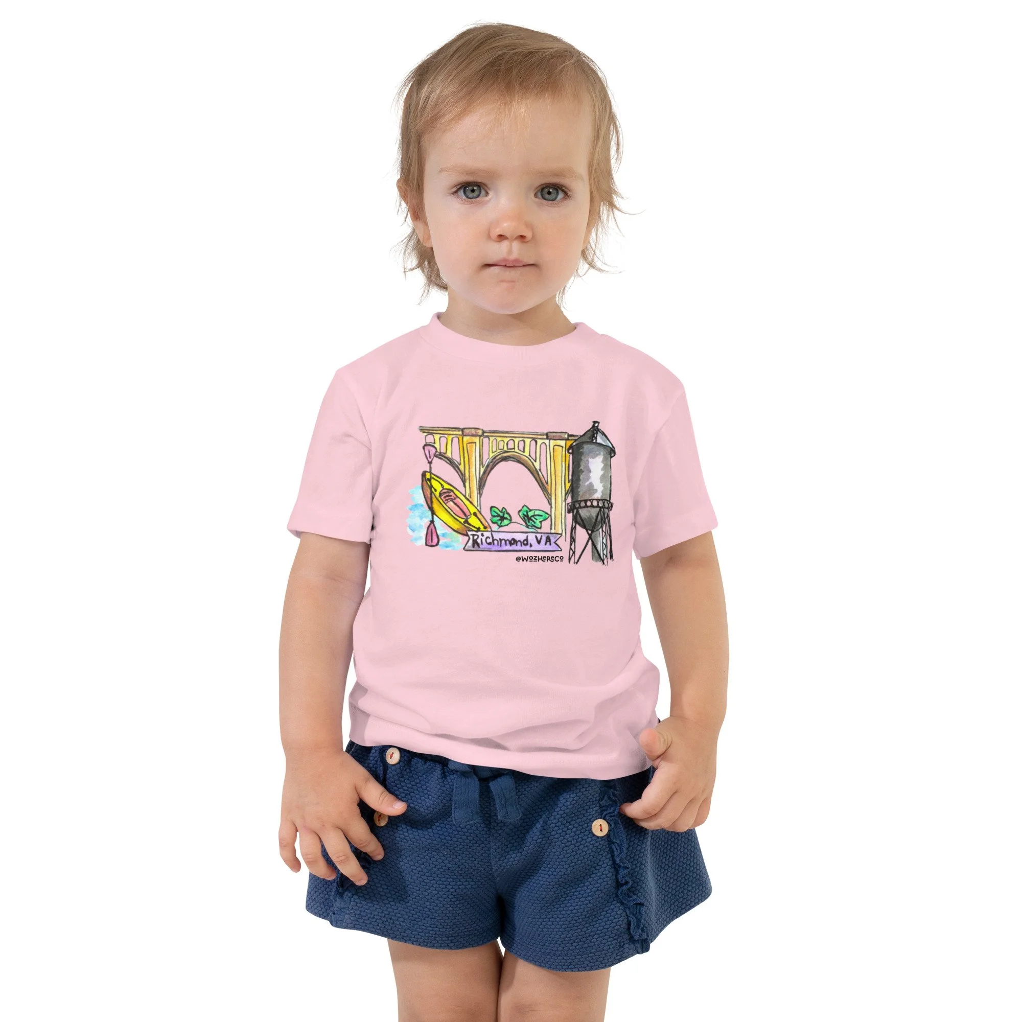 toddler Richmond souvenir, water tower toddler tee