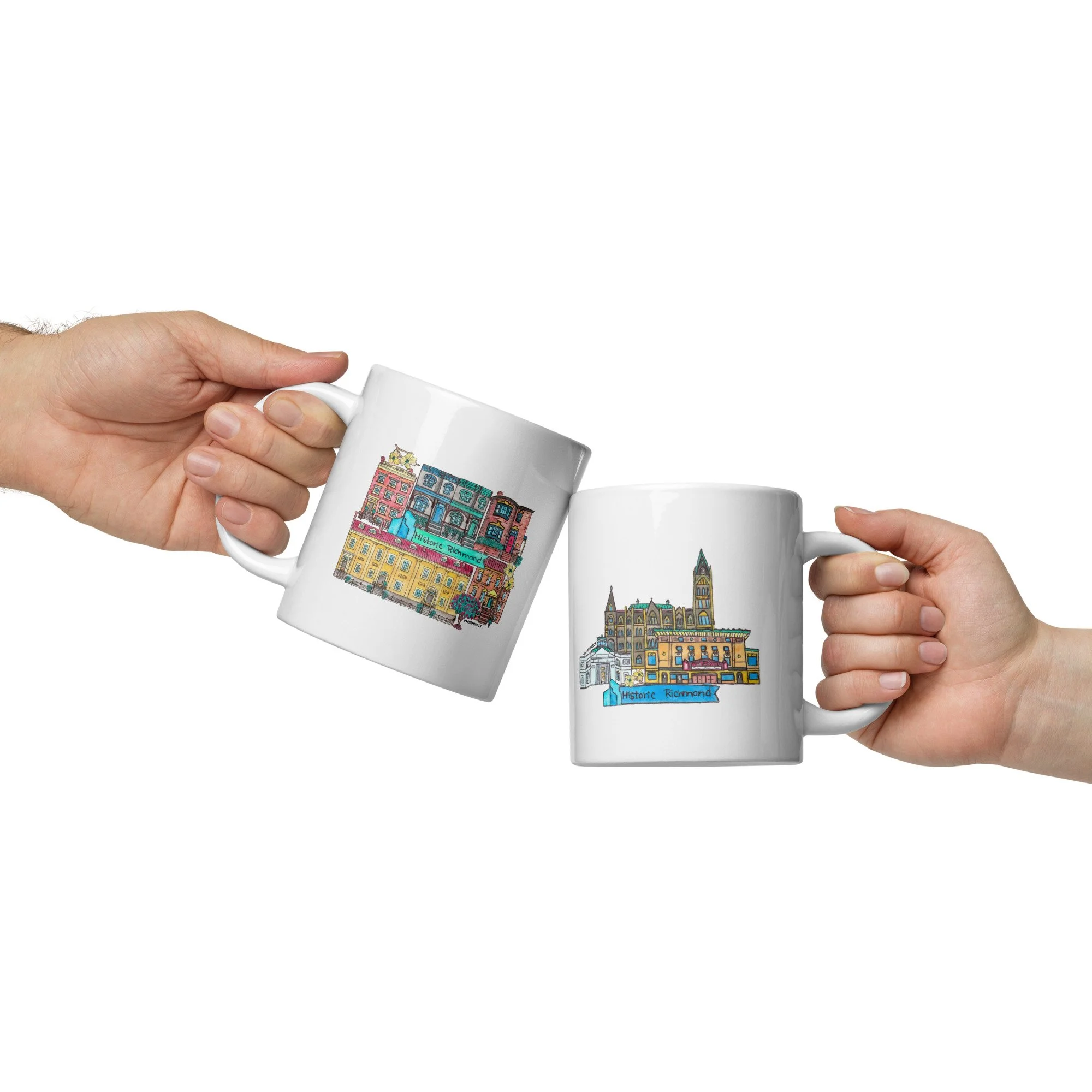 historic landmark RVA mugs  |  ceramic coffee mugs in Richmond Virginia