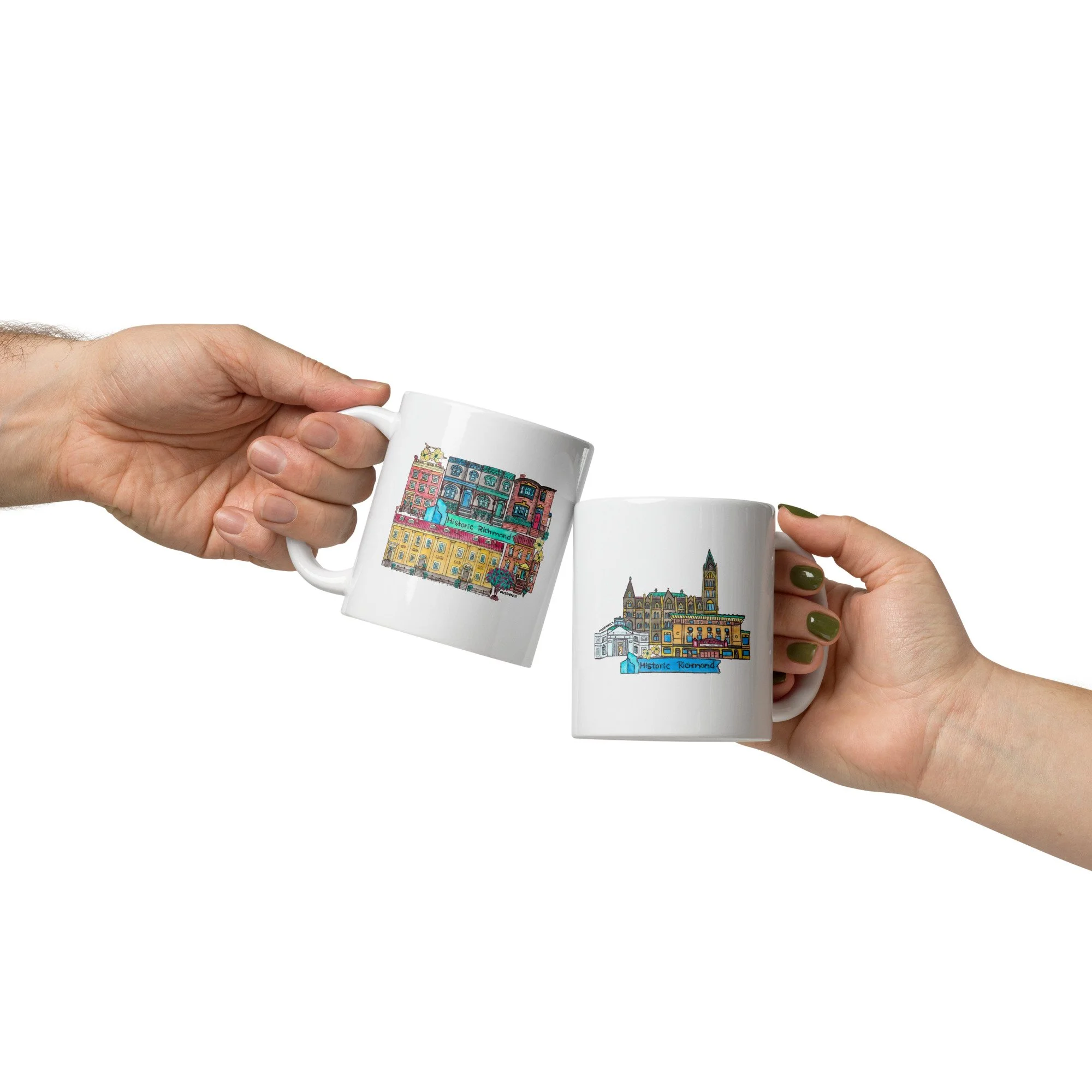 downtown richmond mug  |  church hill coffee mug