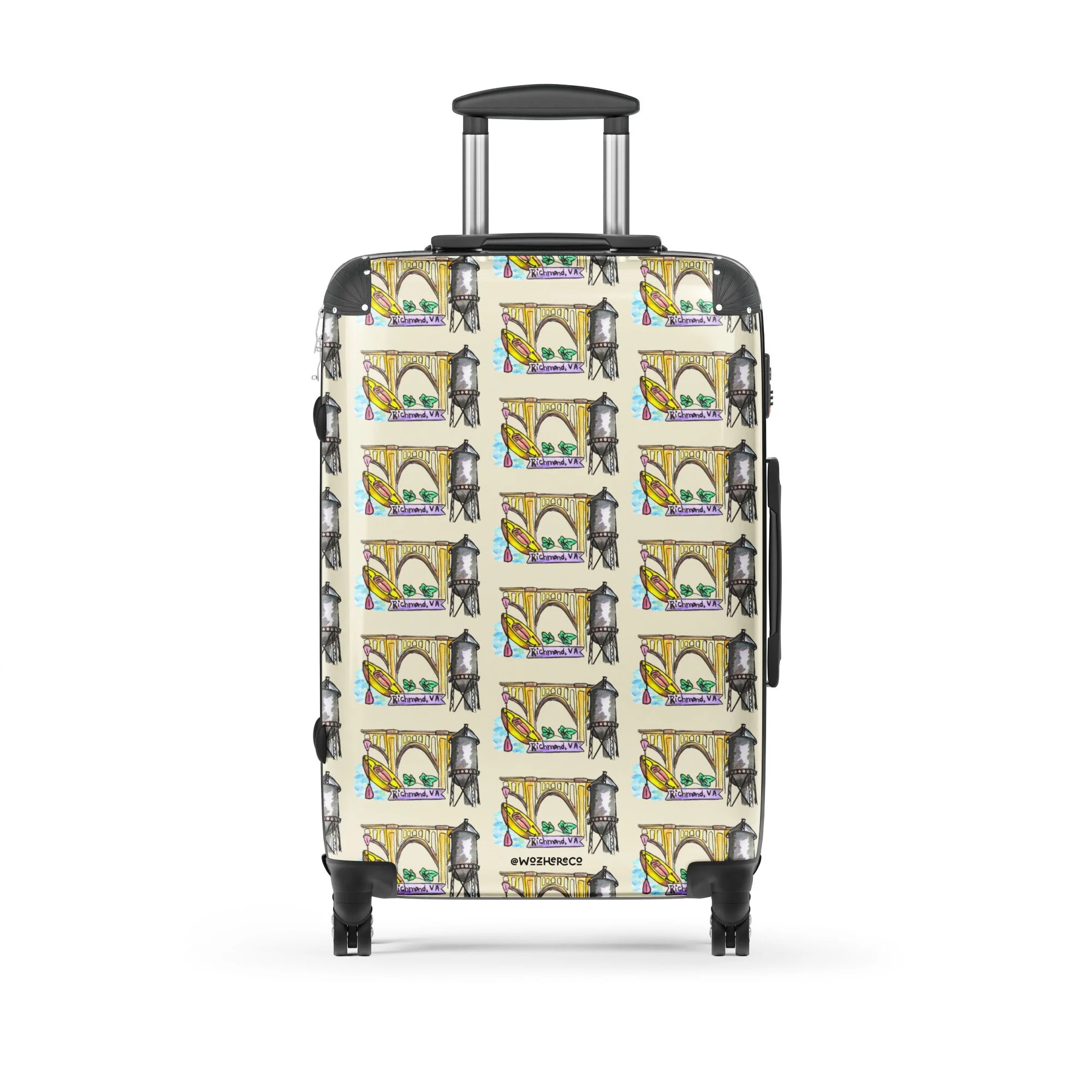 Richmond suitcase set in small carry-on, medium, and large checked sizes