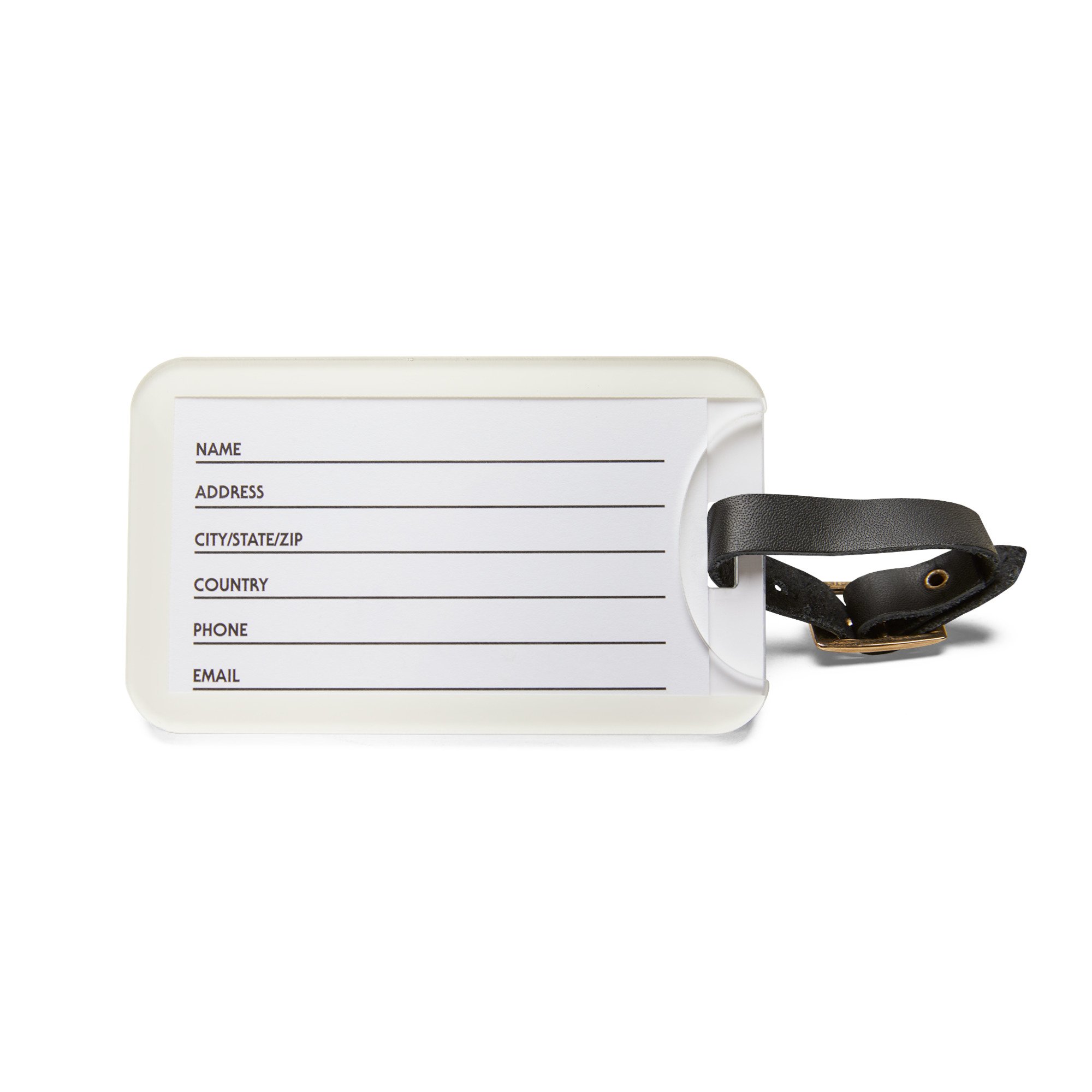 watercolor bag tag, hand-drawn luggage tag