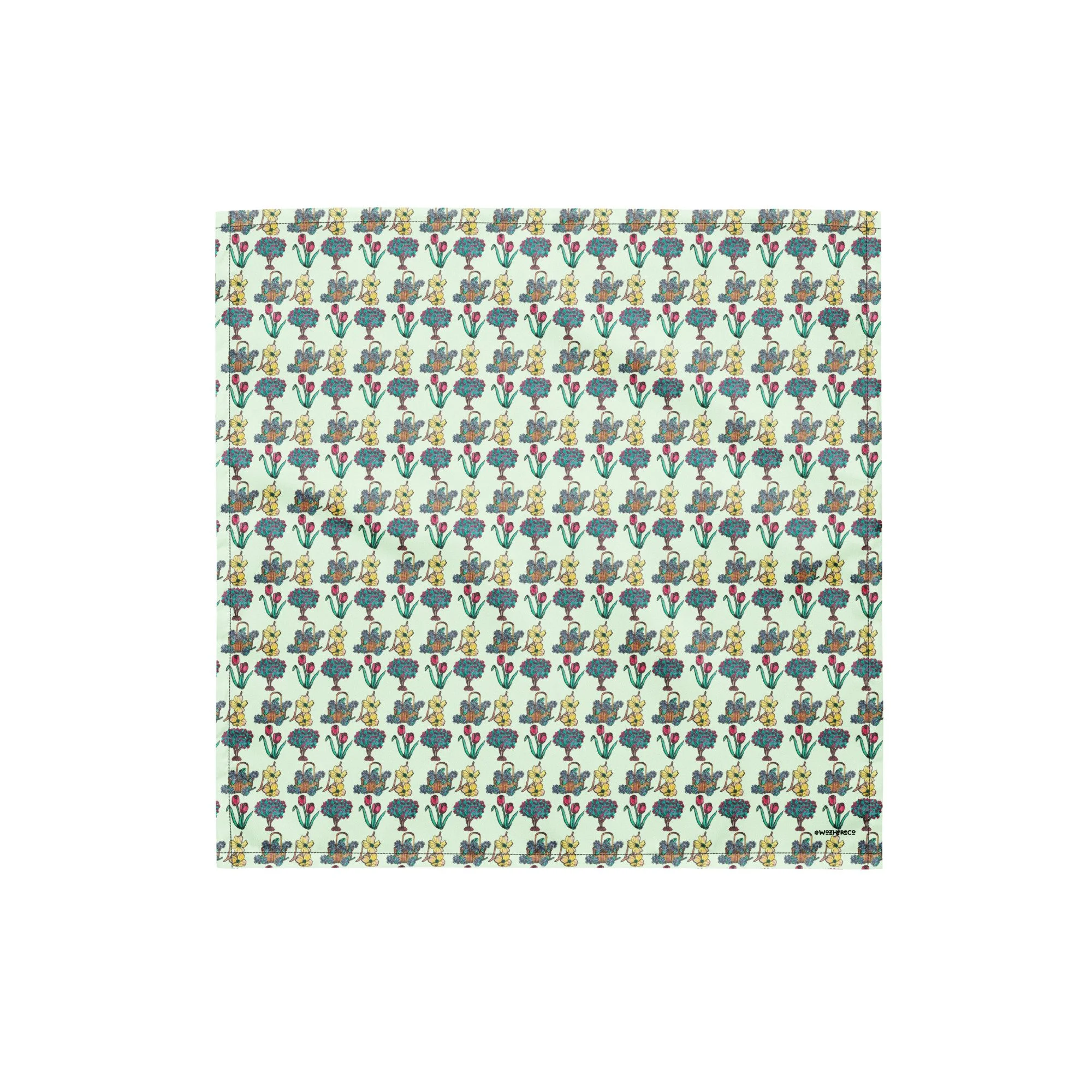 tulip pet scarf, dogwood flower dog bandana