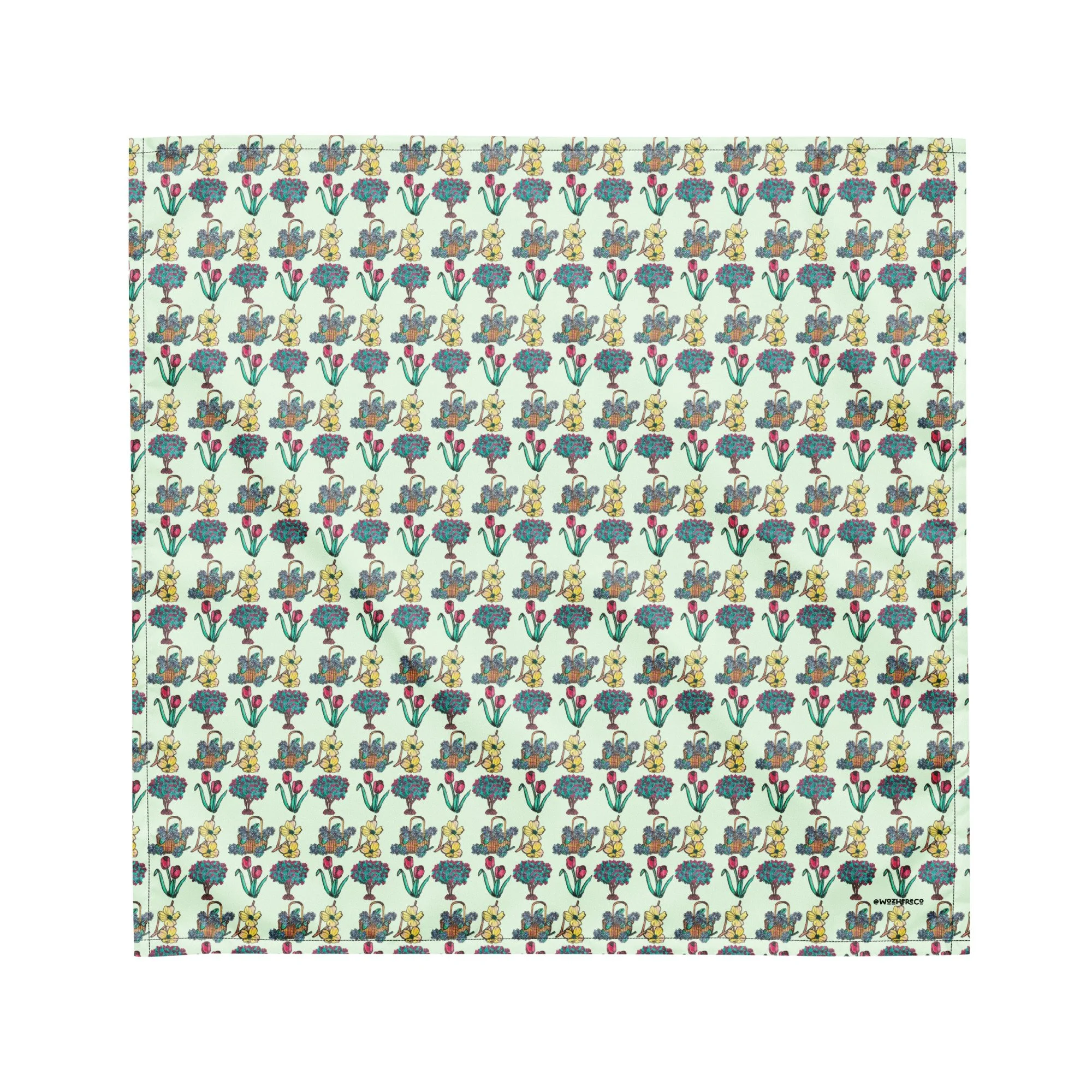 floral bandana for pets or humans