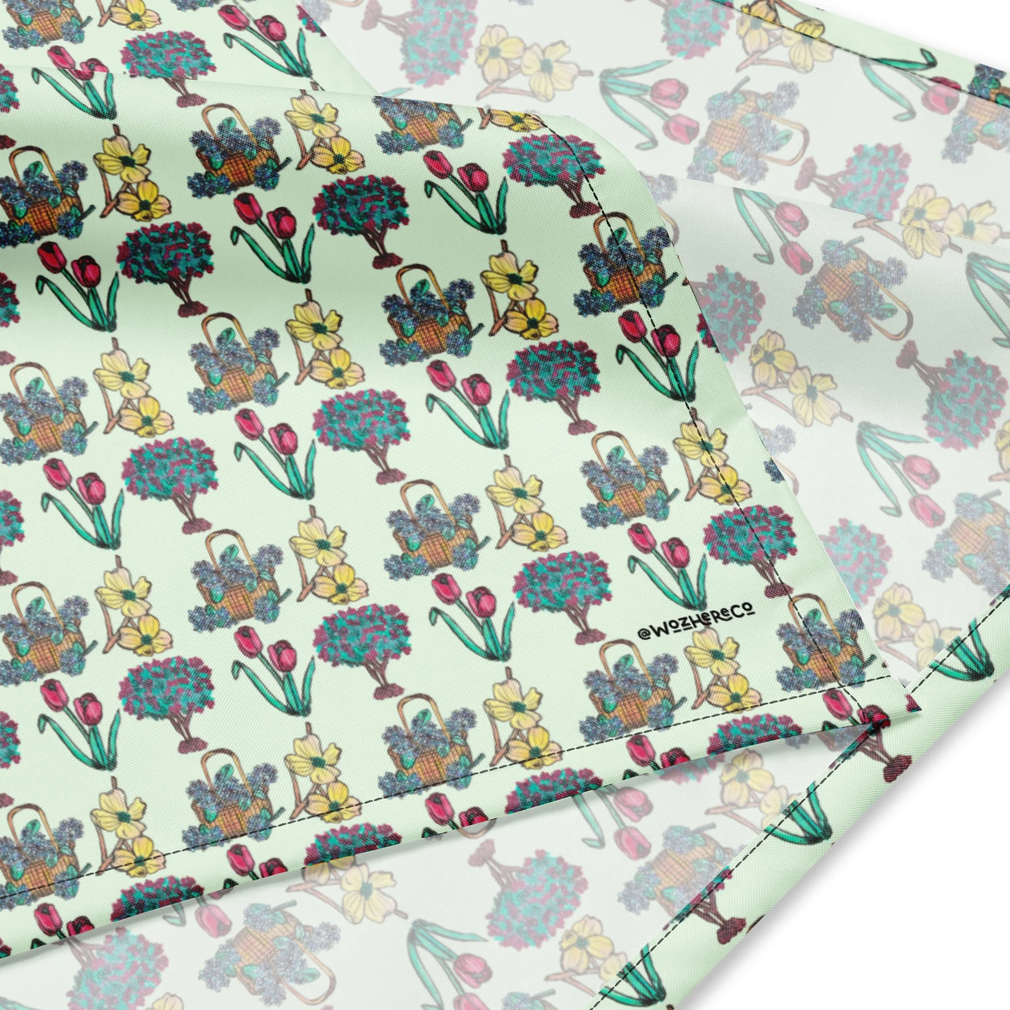 spring floral pet accessory