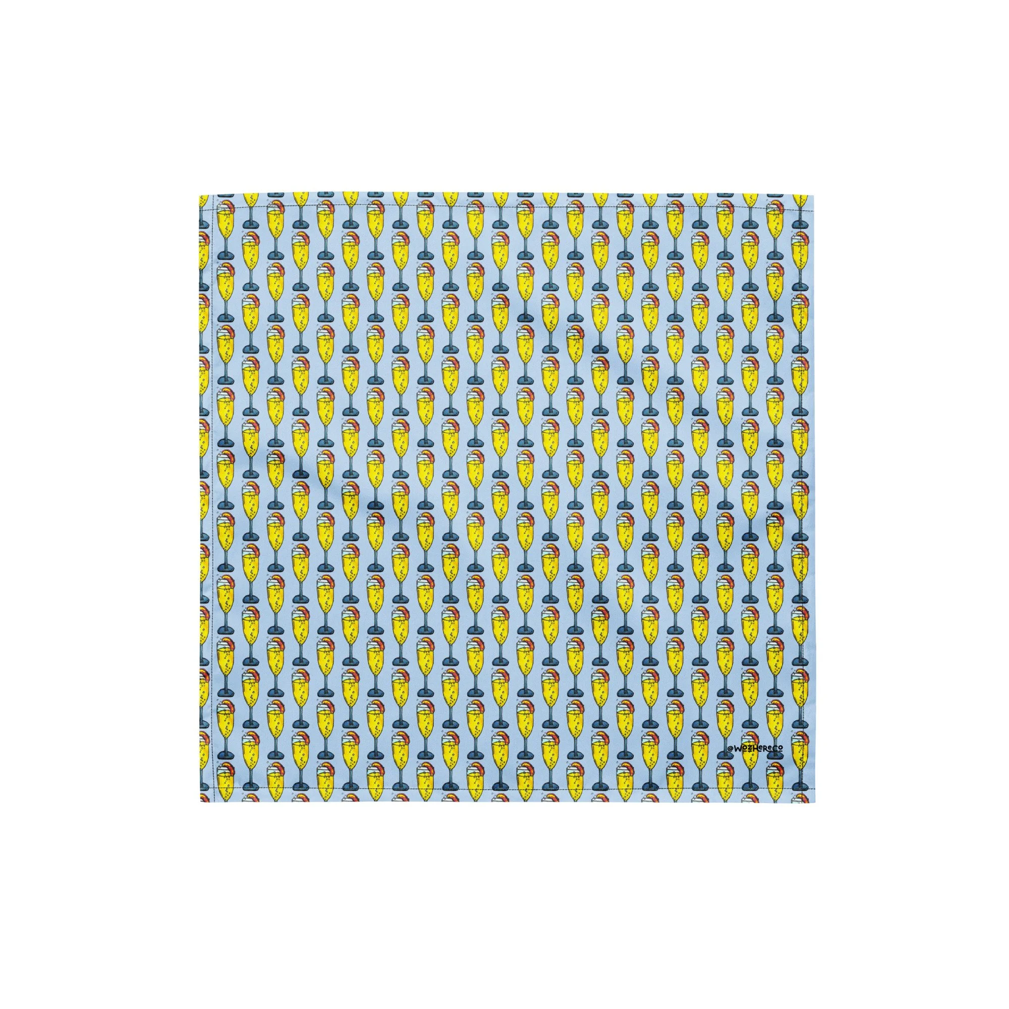 mimosa dog bandana, brunch pet bandana