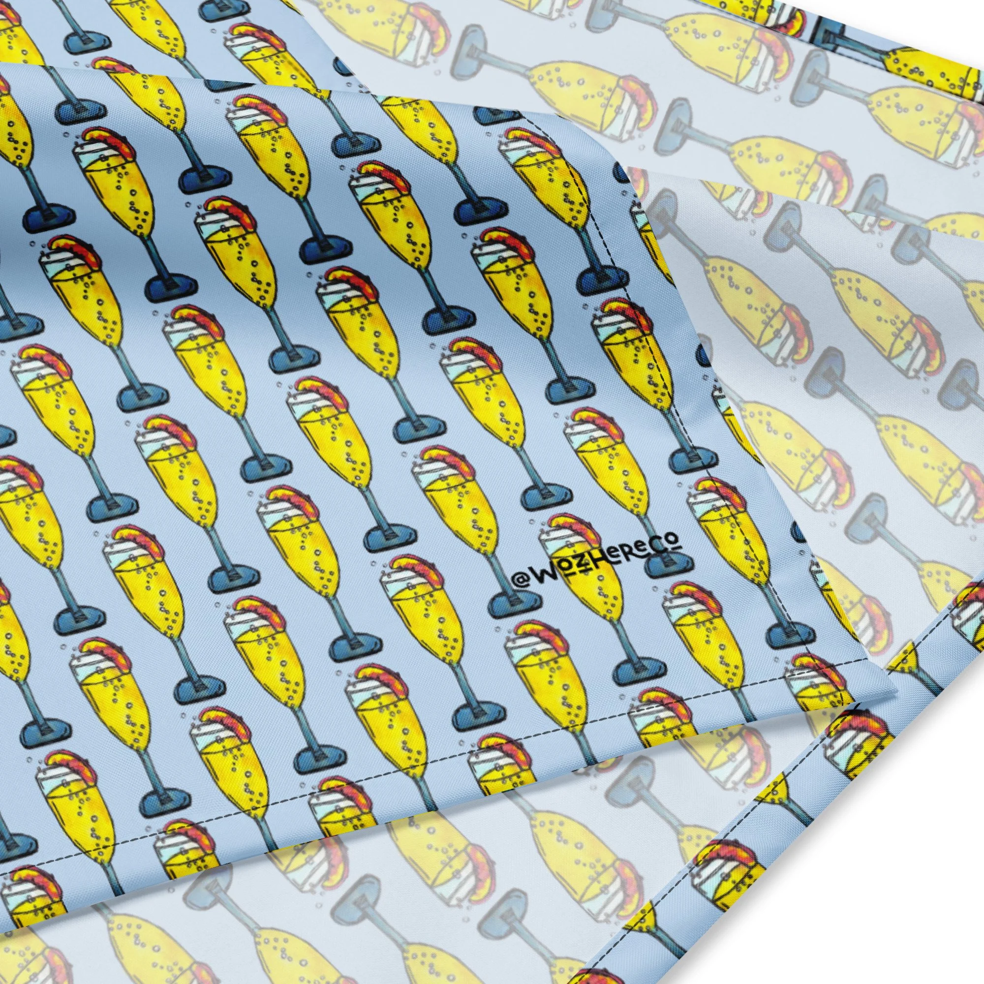 funny mimosa dog scarf, party dog bandana