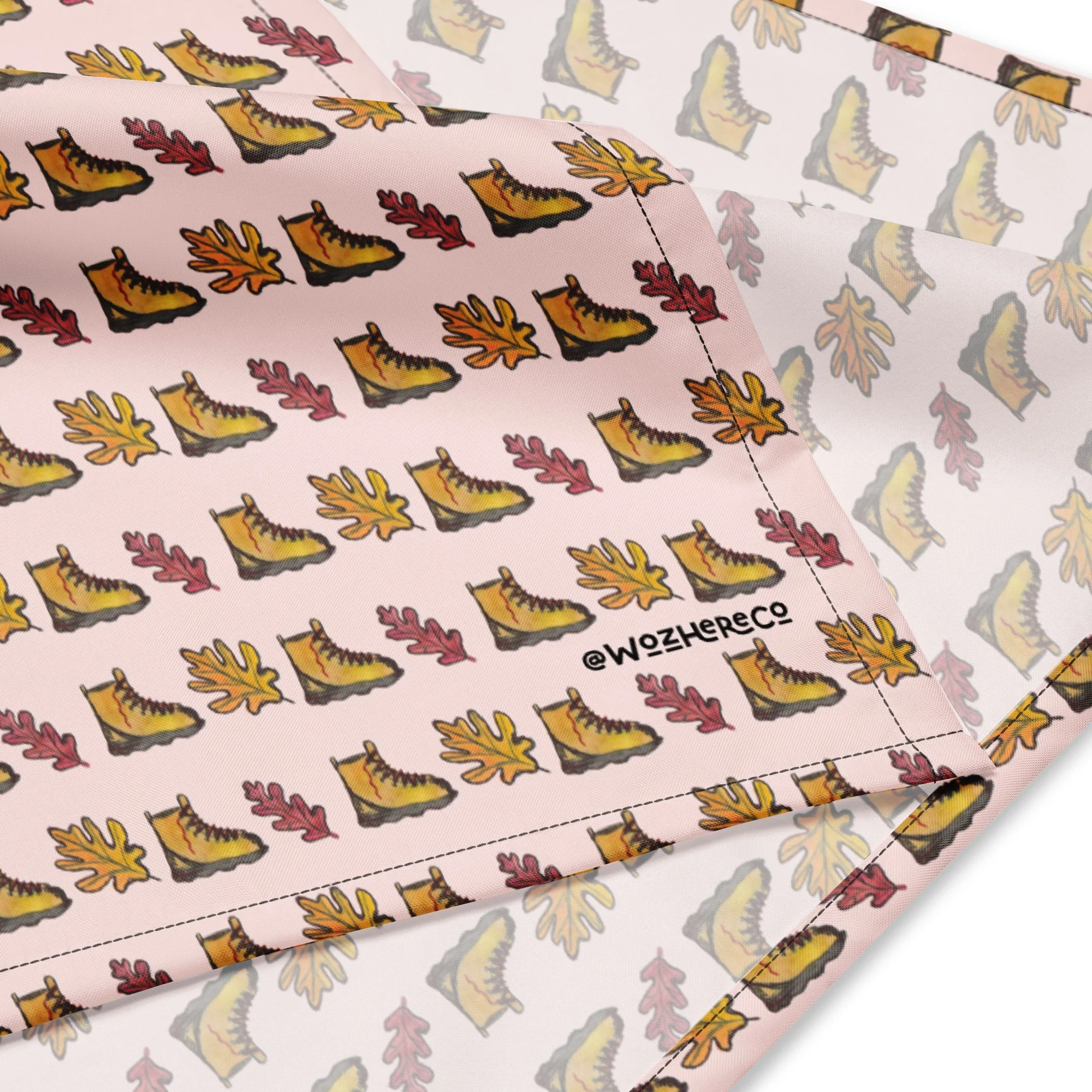 Adventure Leaves & Hiking Dog Bandana