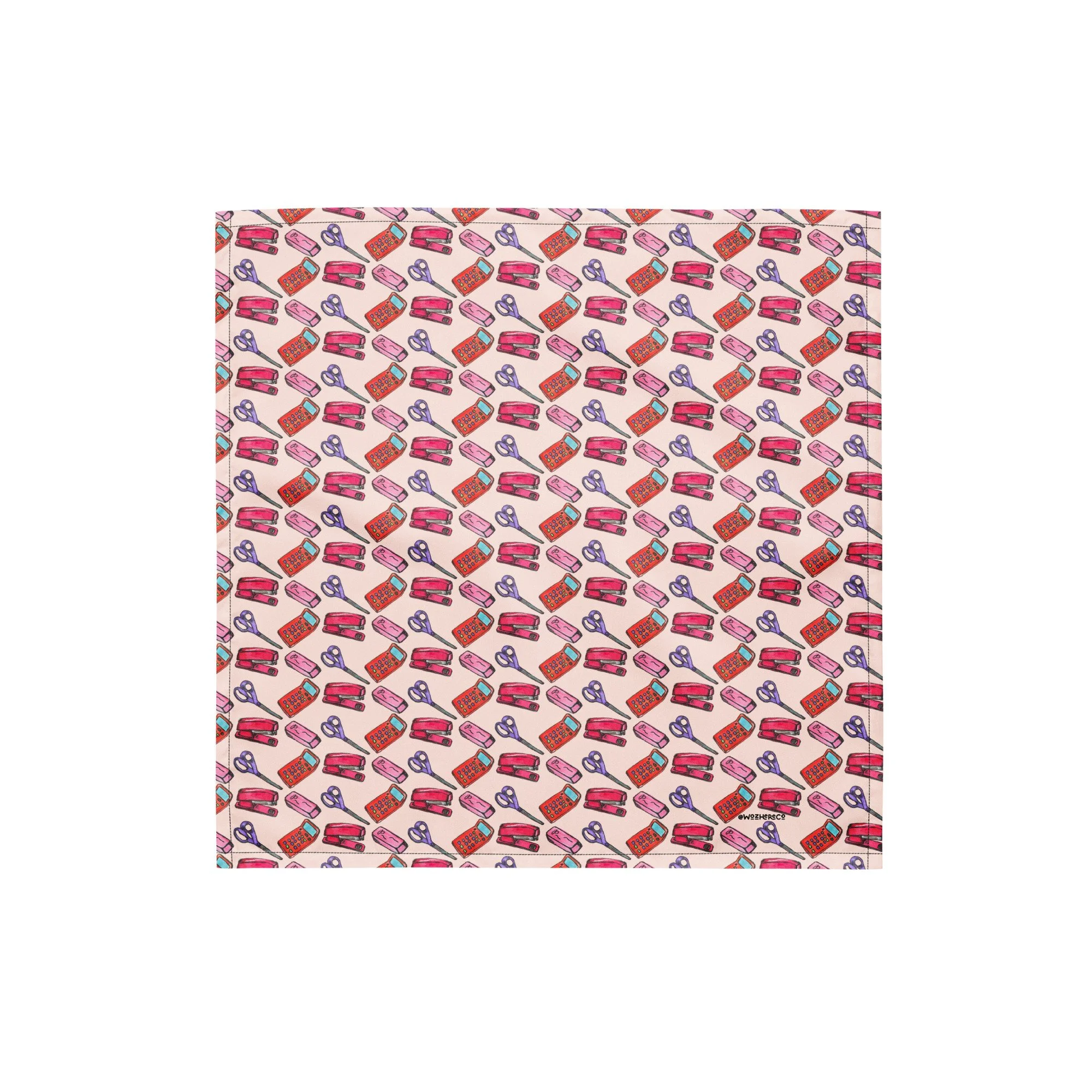 back to school dog bandana, teacher dog scarf