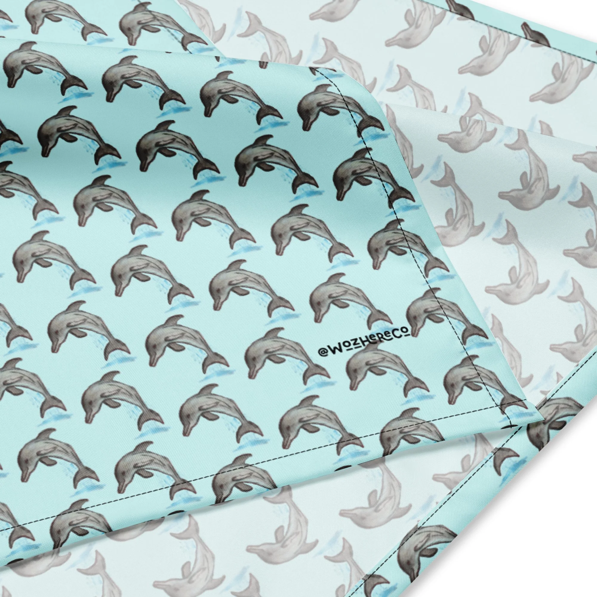 Playful Dolphins Dog Bandana