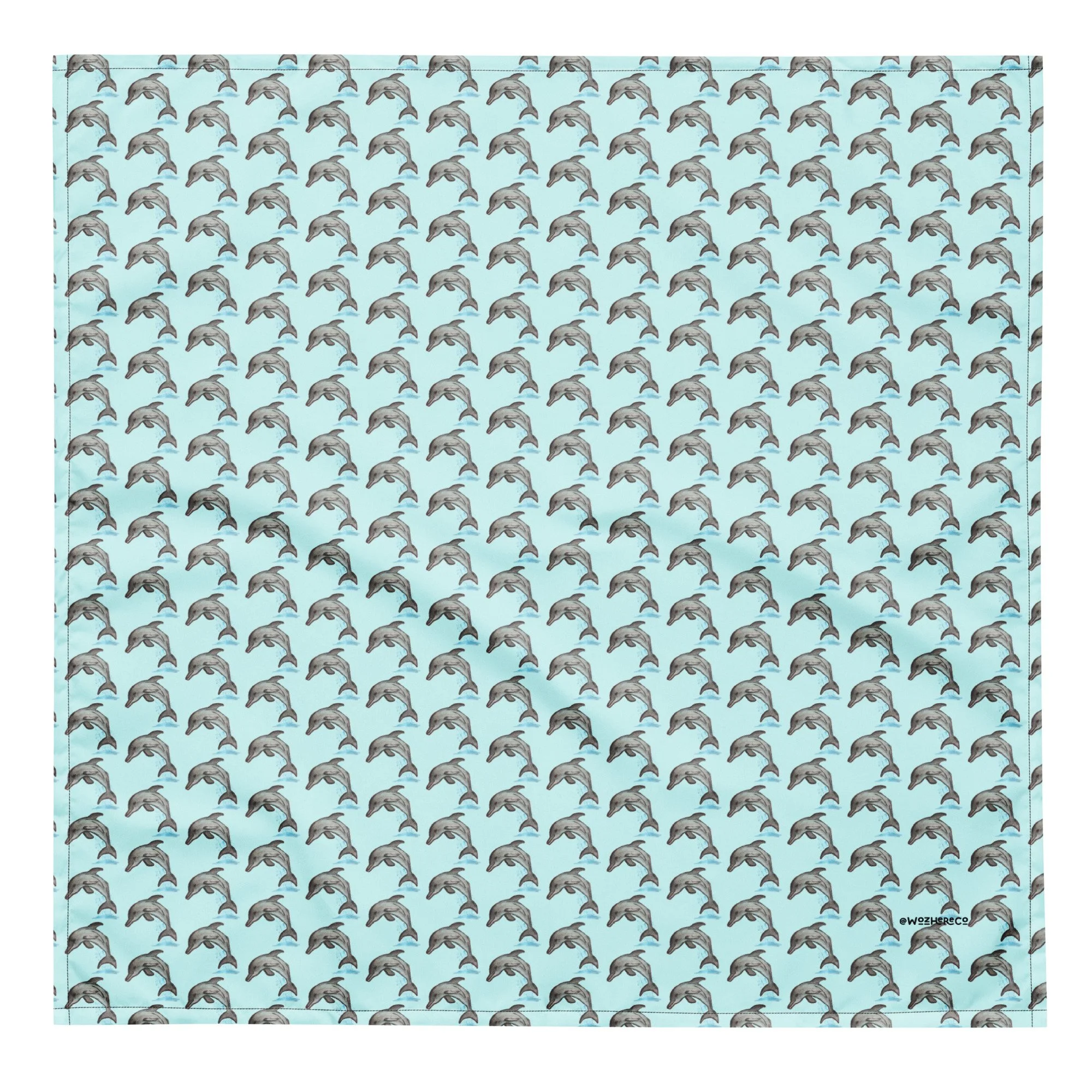 Ocean Watercolor Pet Scarf