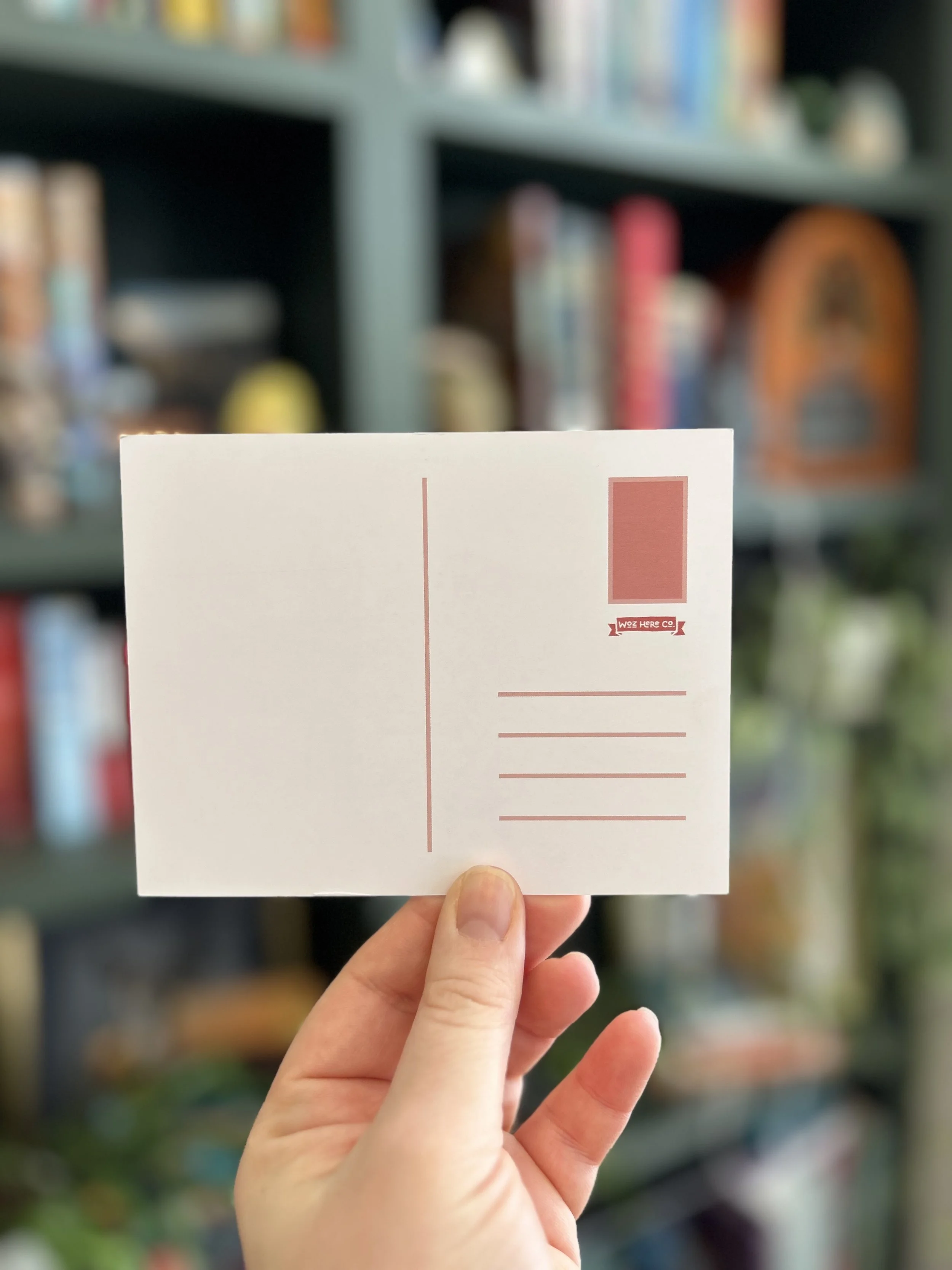 Charlotte illustration postcard  |  Charlotte skyline postcard