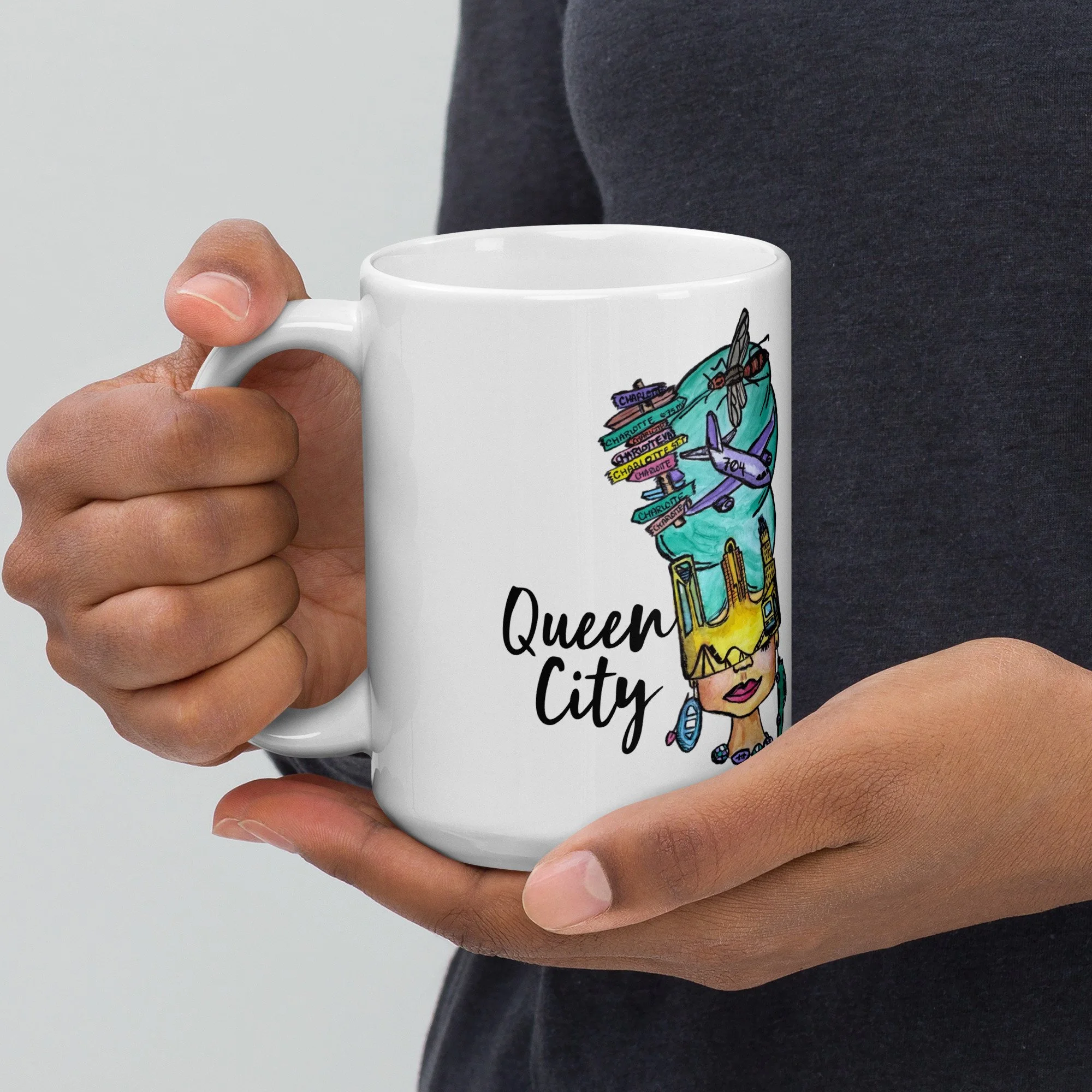 Charlotte North Carolina coffee mug | Charlotte souvenir mug