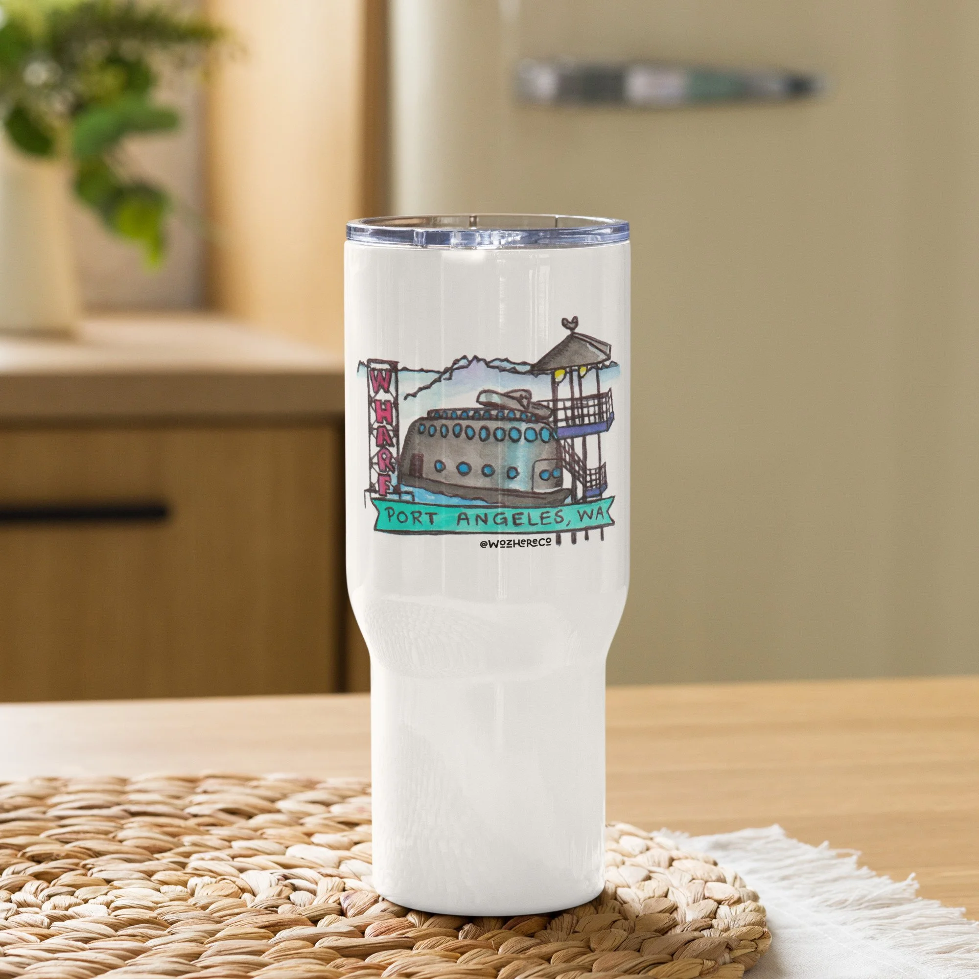Stainless steel handled mug | washington coffee cup