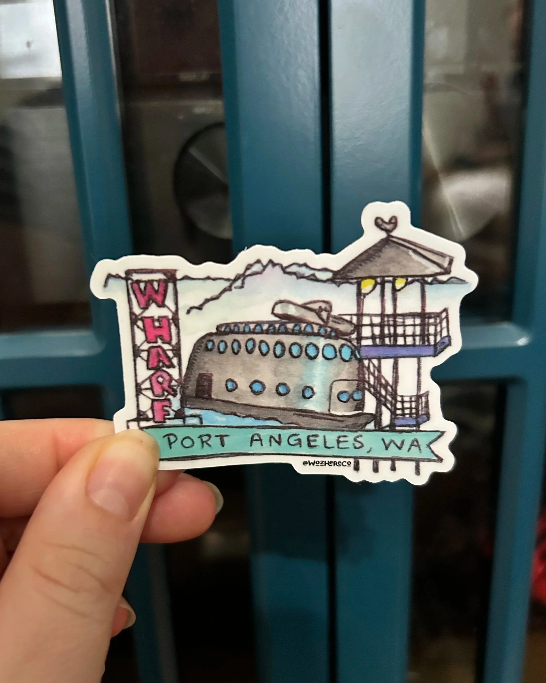 port angeles wa sticker | port angeles stickers