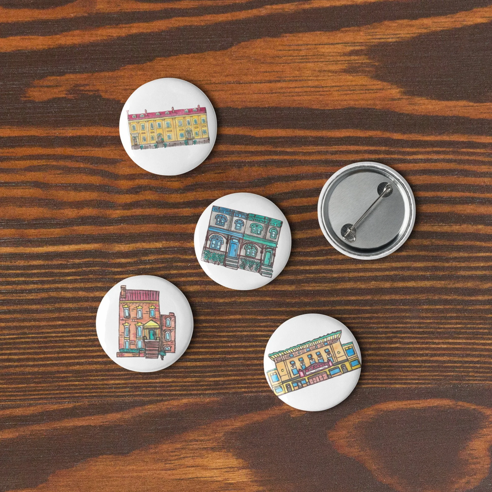 RVA buttons; Richmond festival merch