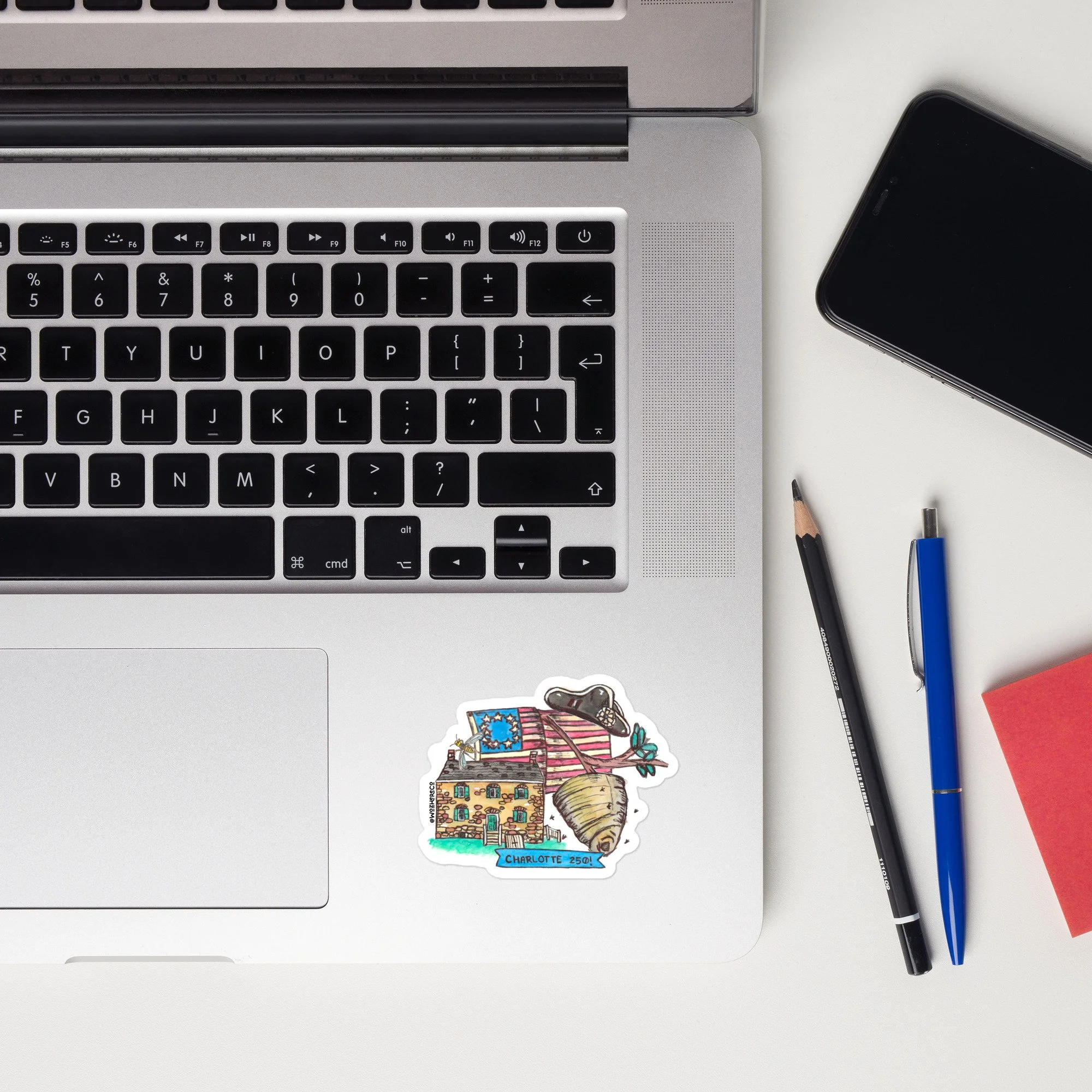 Charlotte 250 Sticker | Hornet's Nest of Rebellion Vinyl Decal