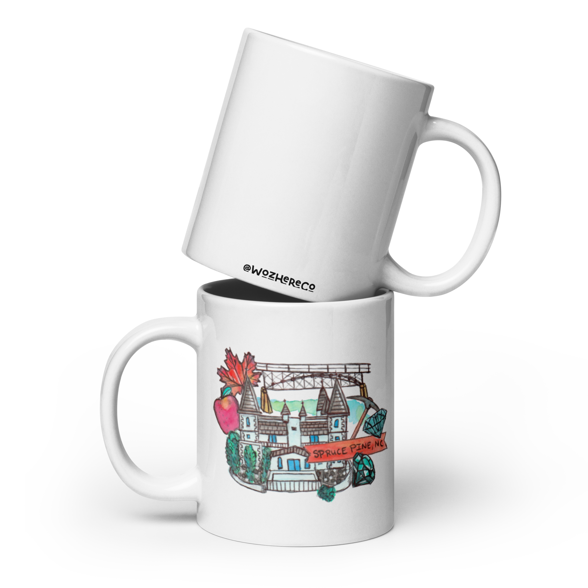 Appalachian mug, Toe River bridge