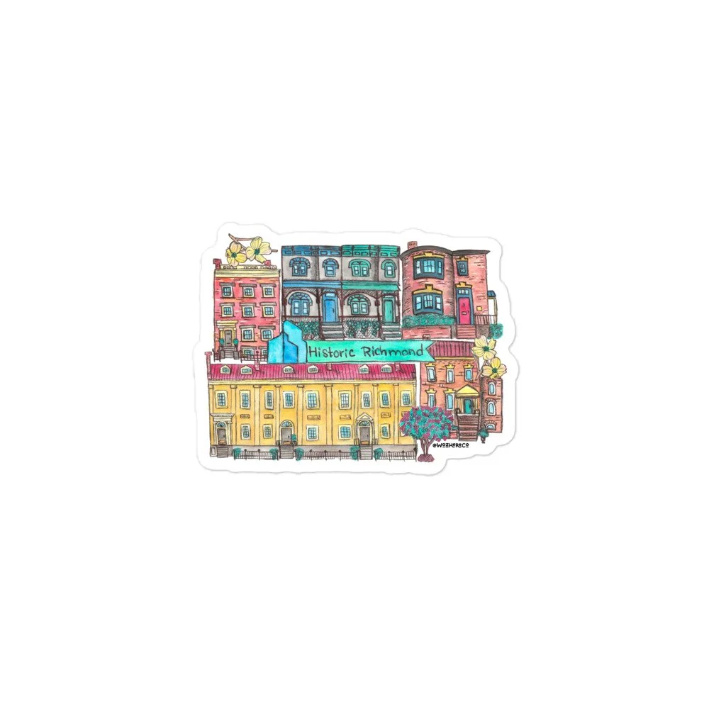 Historic Richmond stickers  |  rva sticker