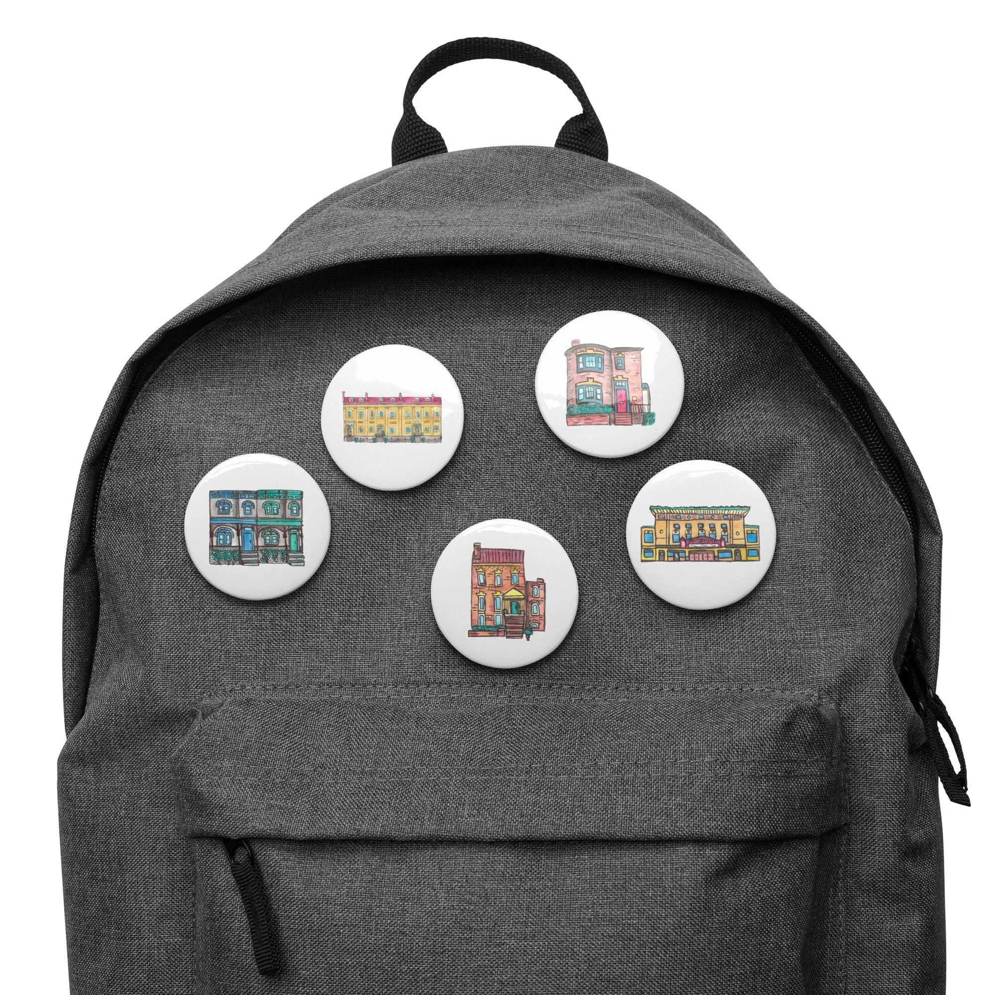 RVA backpack pins  |  Historic Richmond pins