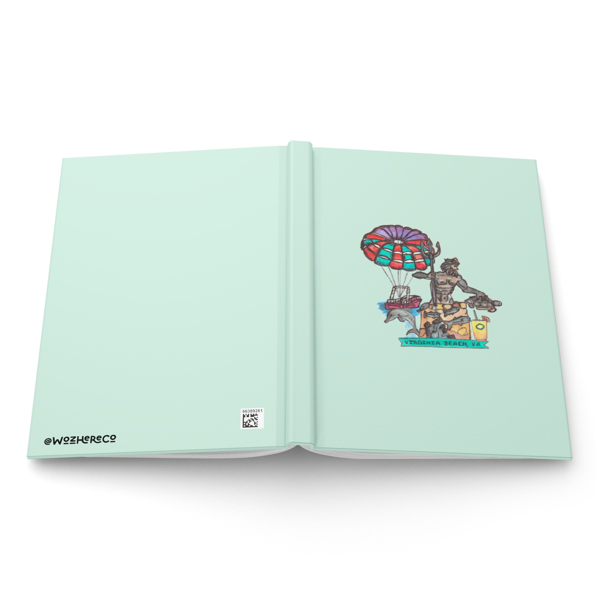 Virginia Beach journal  |  ocean themed matte journal