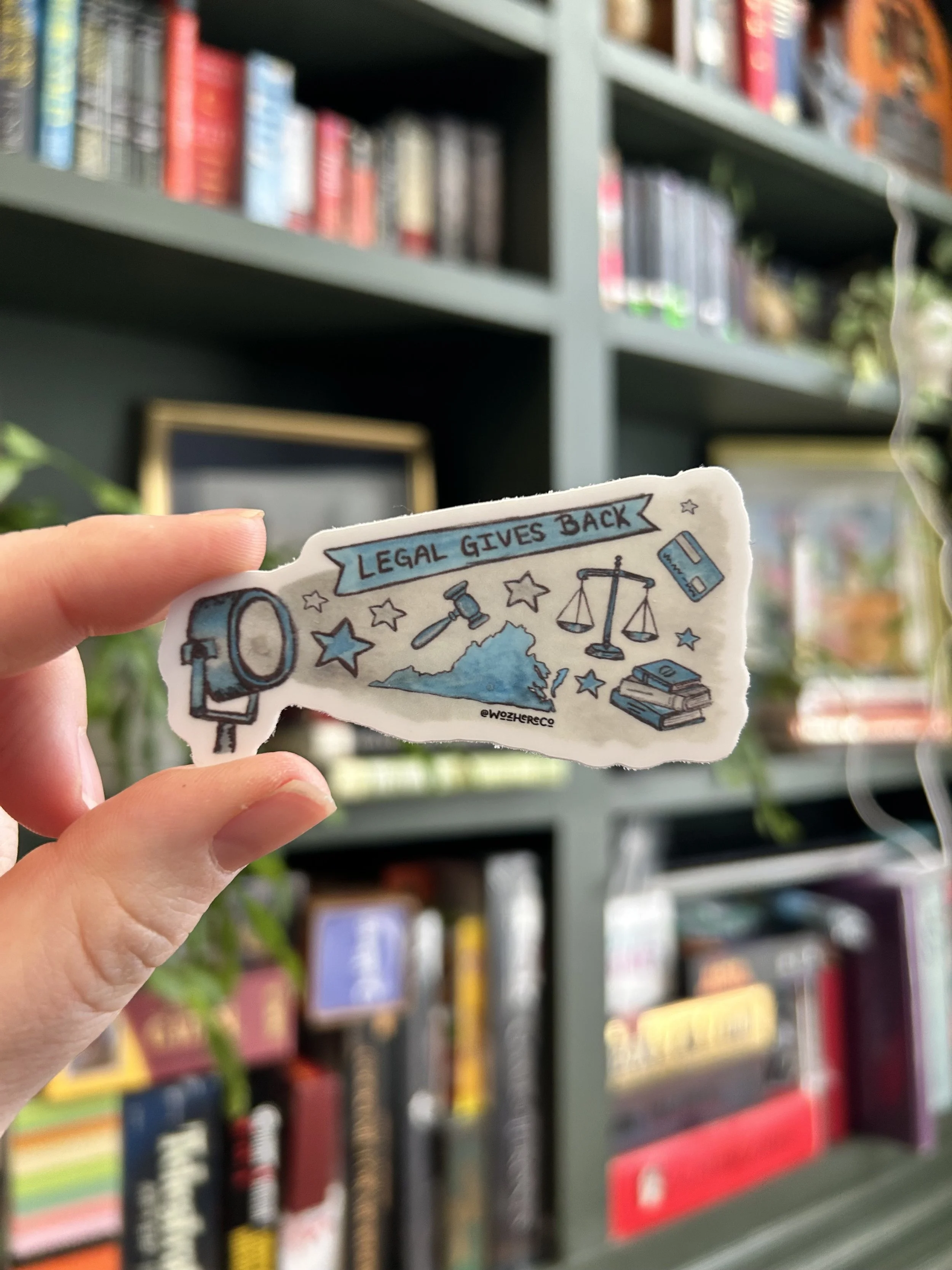 Legal Gives Back Silver and Blue Custom Order