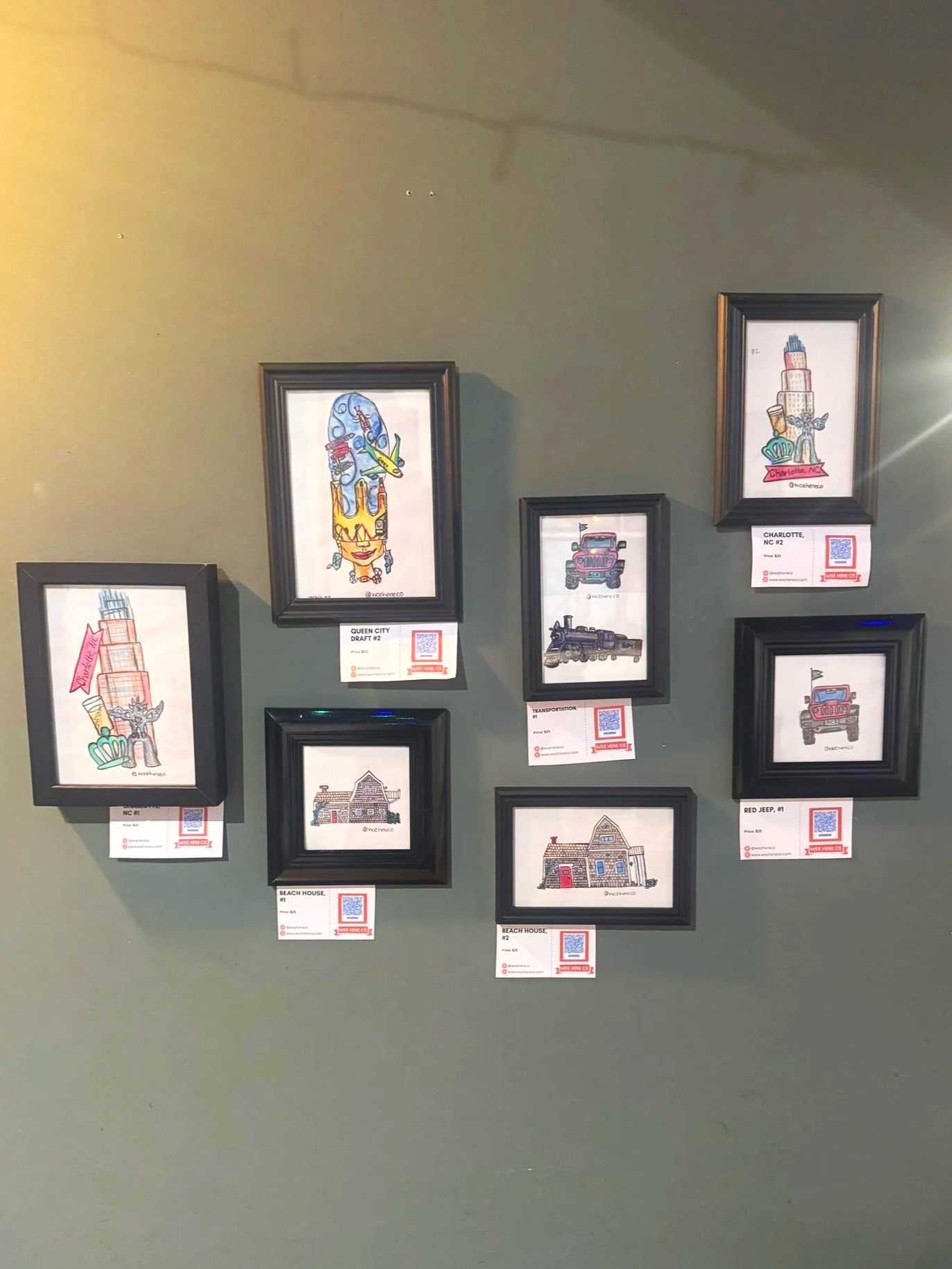 summit coffee on the plaza art for sale