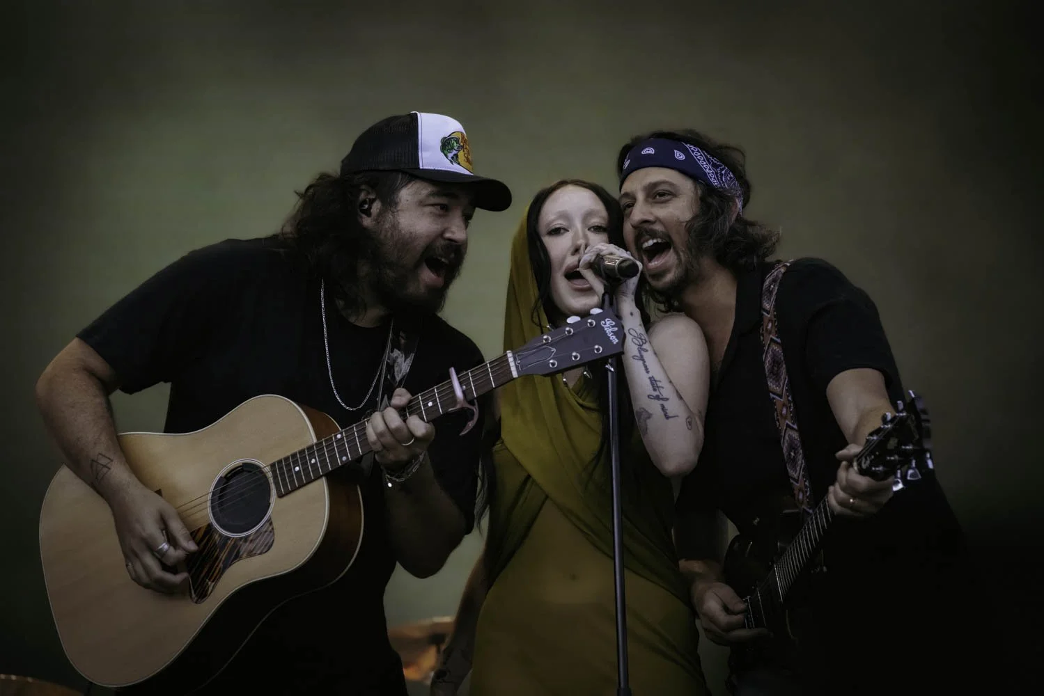 Noah Cyrus, Liam Kevany, and Dan Kalisher Winnipeg Folk Festival 2024