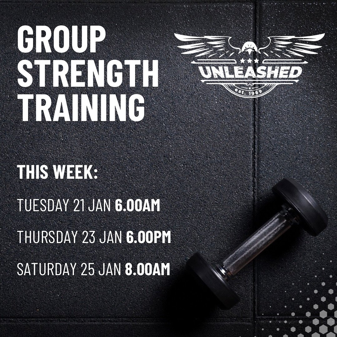 ⚠️WARNING!⚠️ Coach Cass&rsquo; group strength classes may cause involuntary grunting, unfathomable muscle soreness and difficulty sitting down.

Come and see what all the hype is about this week:
Tuesday 21 Jan 6.00am
Thursday 23 Jan 6.00pm 
Saturday