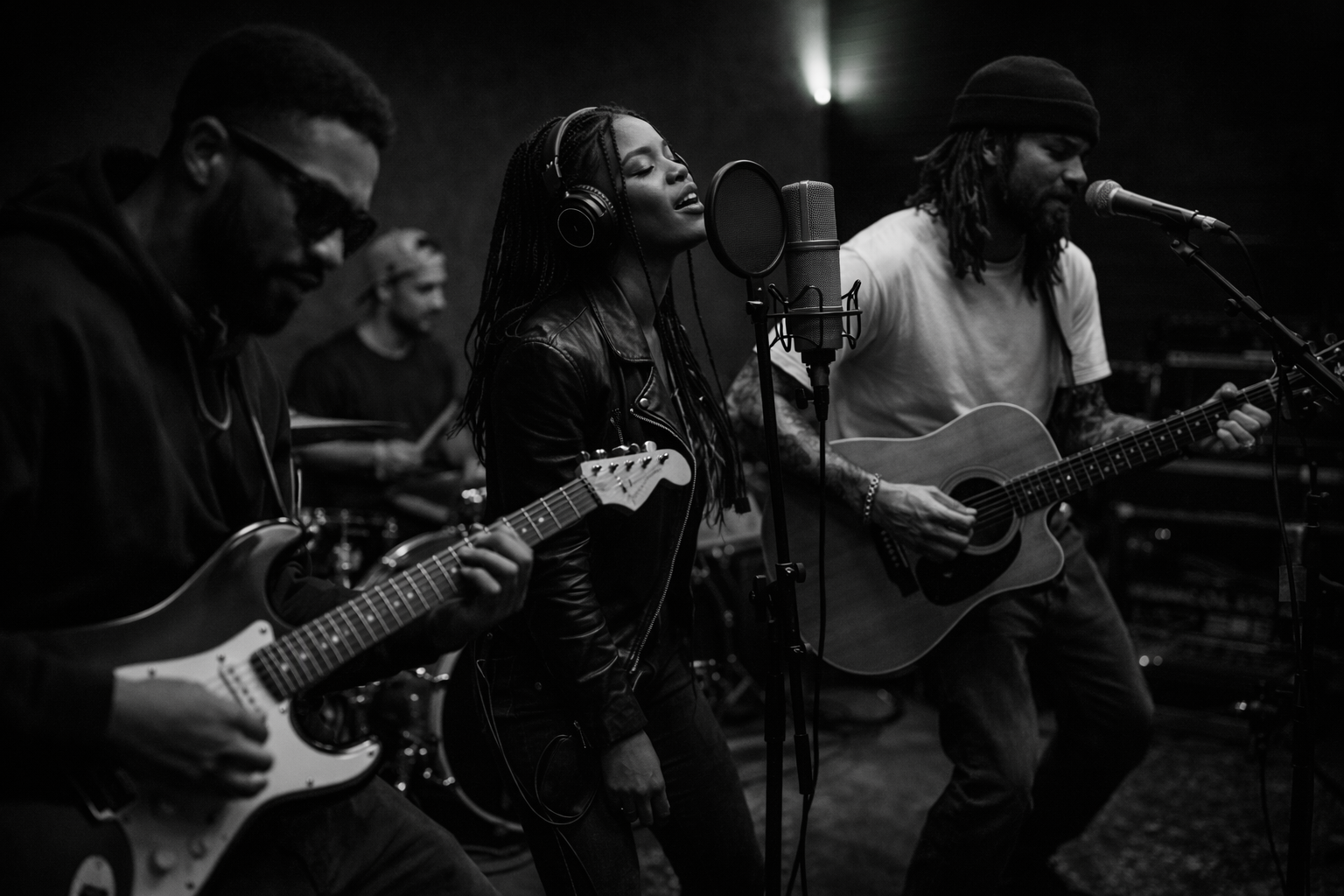 For The Few Records live band recording session performance