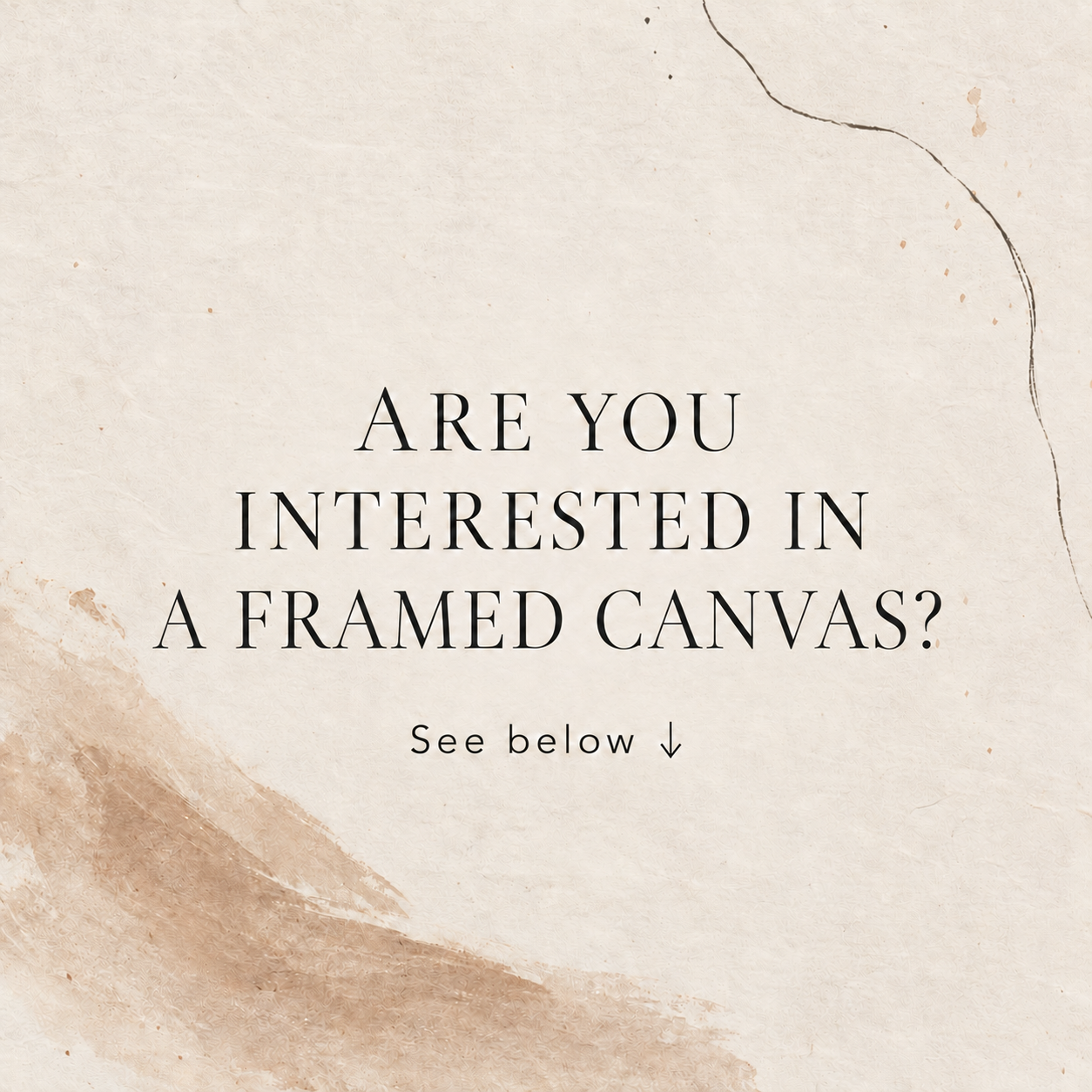 Want a framed canvas.PNG