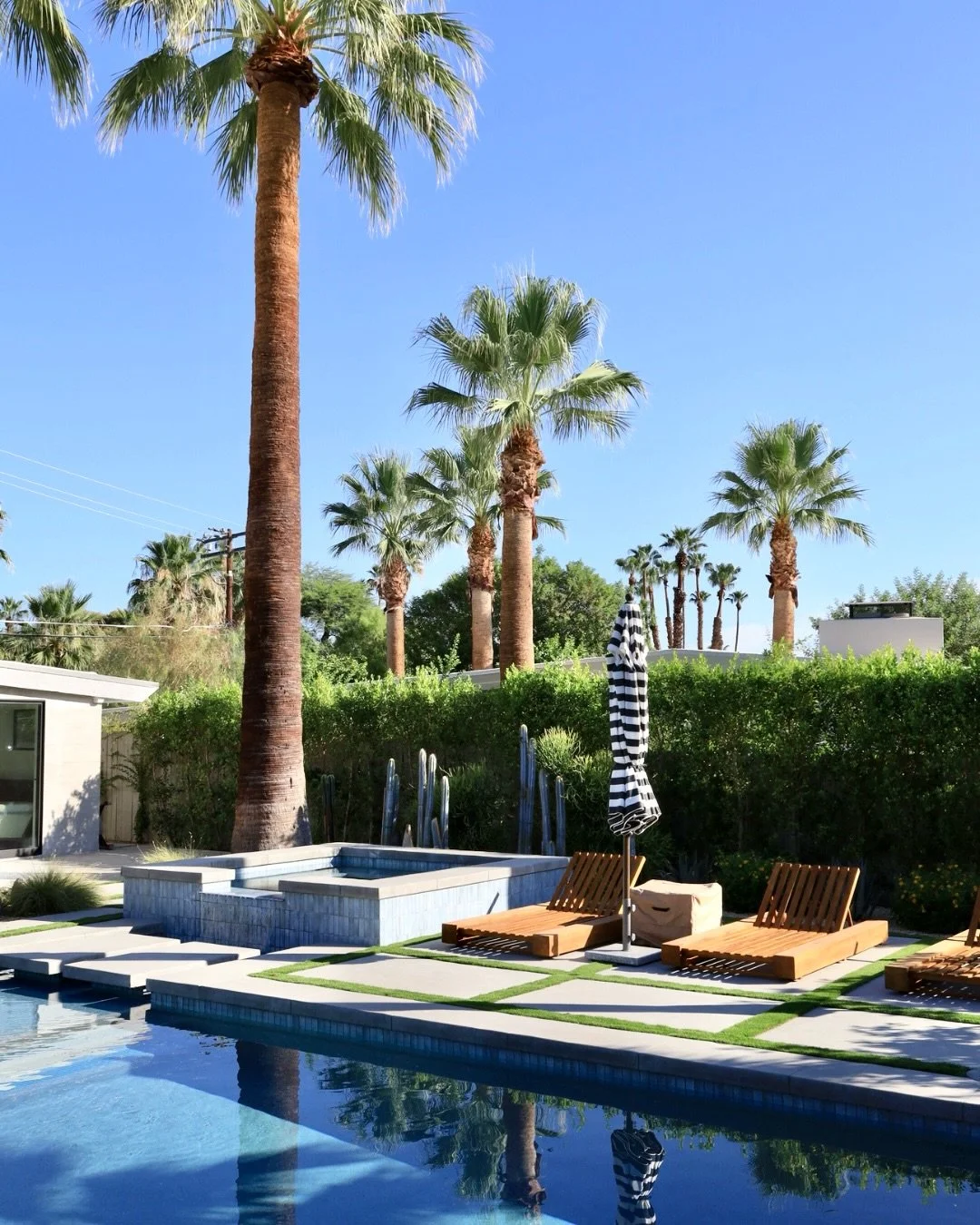 Almost complete ✨
The vision is coming to life.
With the landscape, pool, spa and outdoor living areas in place, we are adding the final details to complete this backyard.

#LandscapeDesign #PalmSpringsDesign #DesertModern #OutdoorLivingDesign #Lands