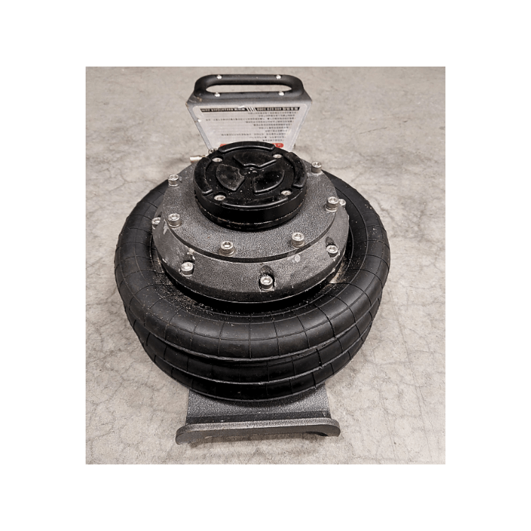 Easy Air Jack 2-ton triple bag pneumatic air jack with carrying handle.
