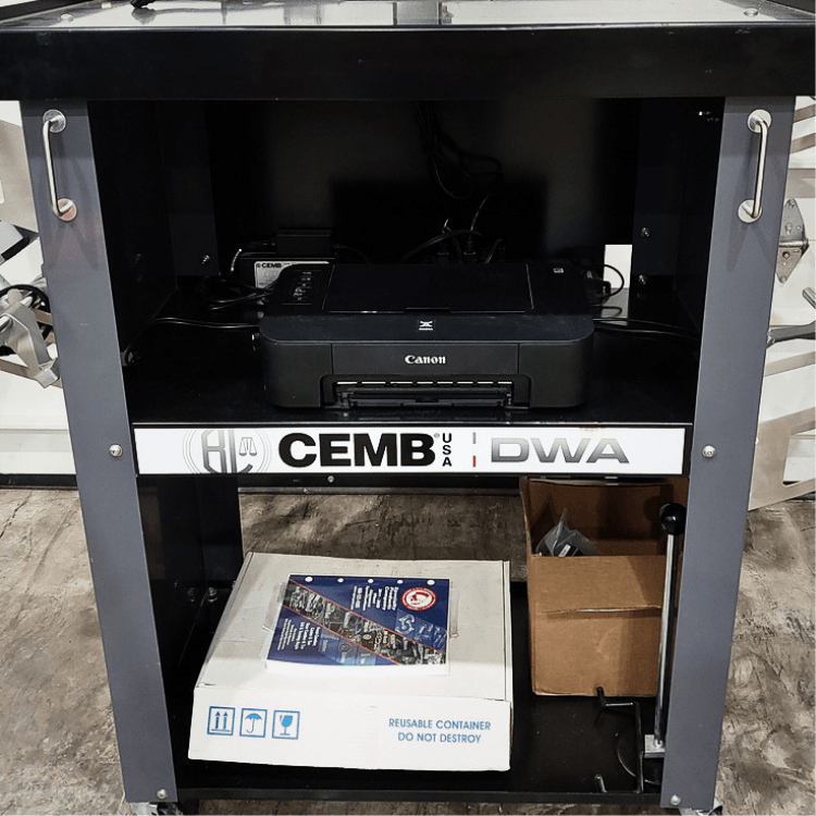 alignment machine computer and monitor workstation