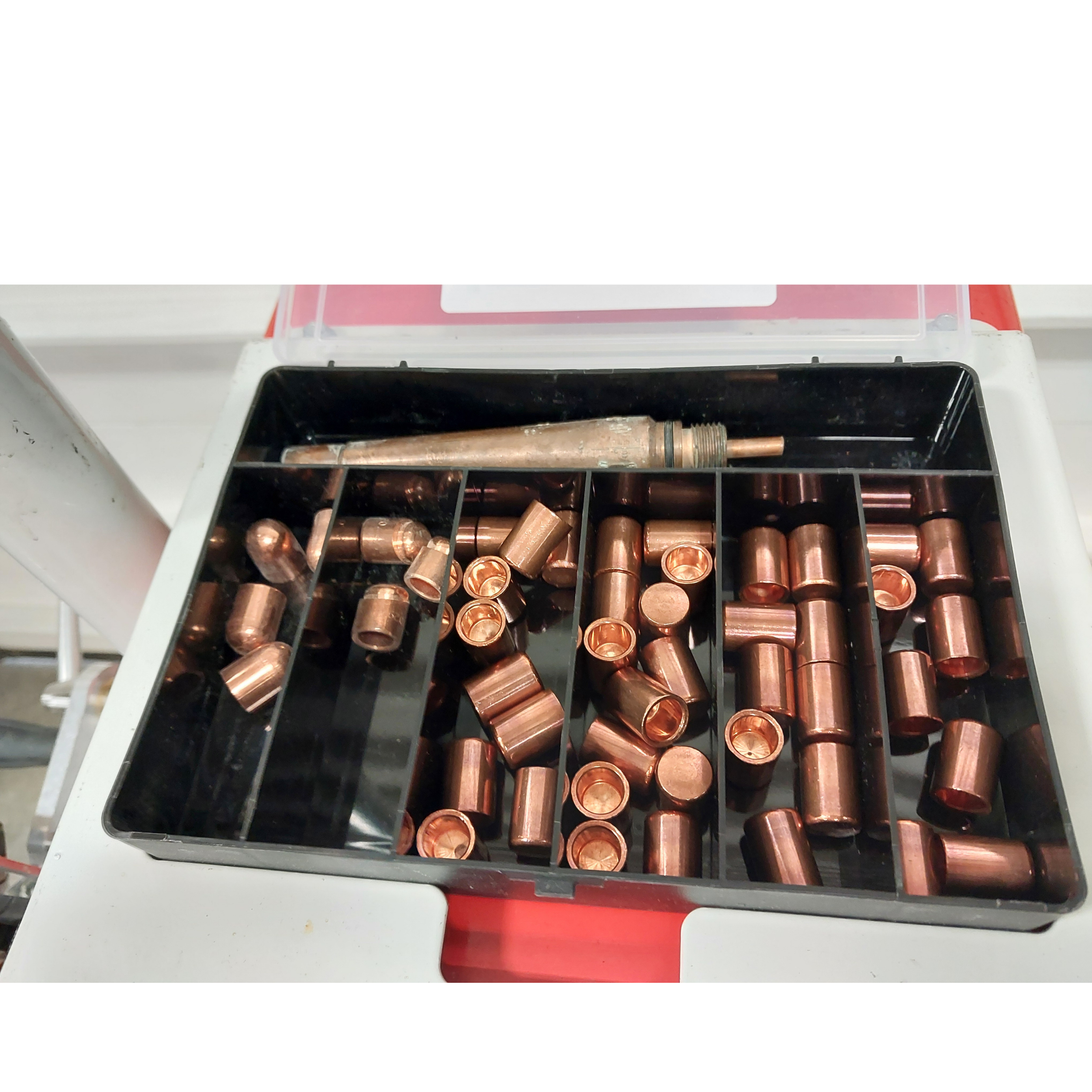 Box of spot welder caps