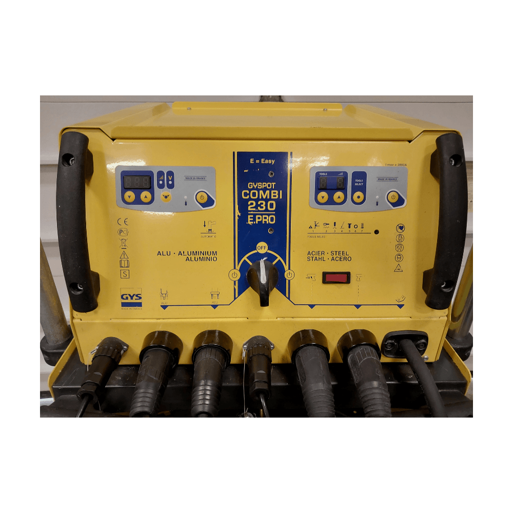 GYS GYSPOT COMBI 230 E PRO control panel.
