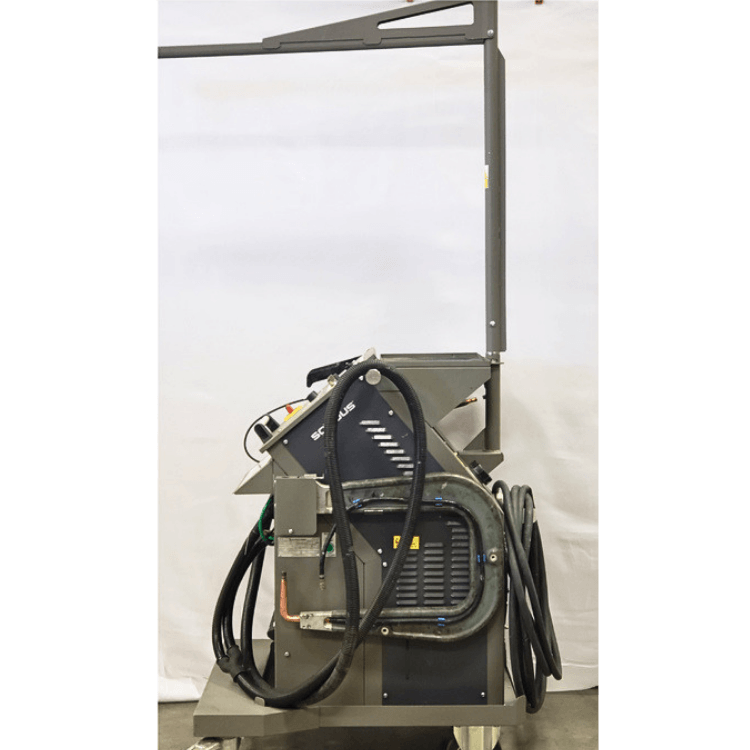 spot welder boom setup for shop use